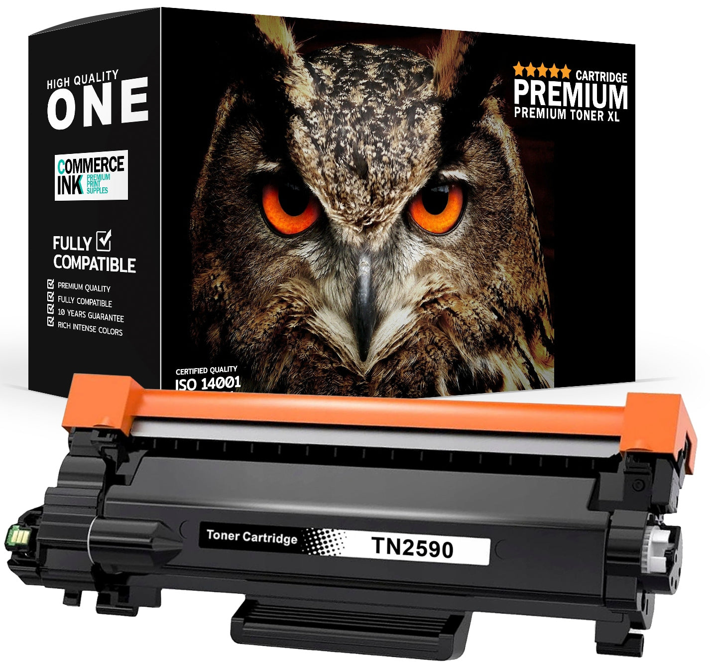2x TN2590 XL Toner Cartridge for Brother DCP-L2600D HL-L2402D MFC-L2802DN MFC-L2922DW Packaging status original