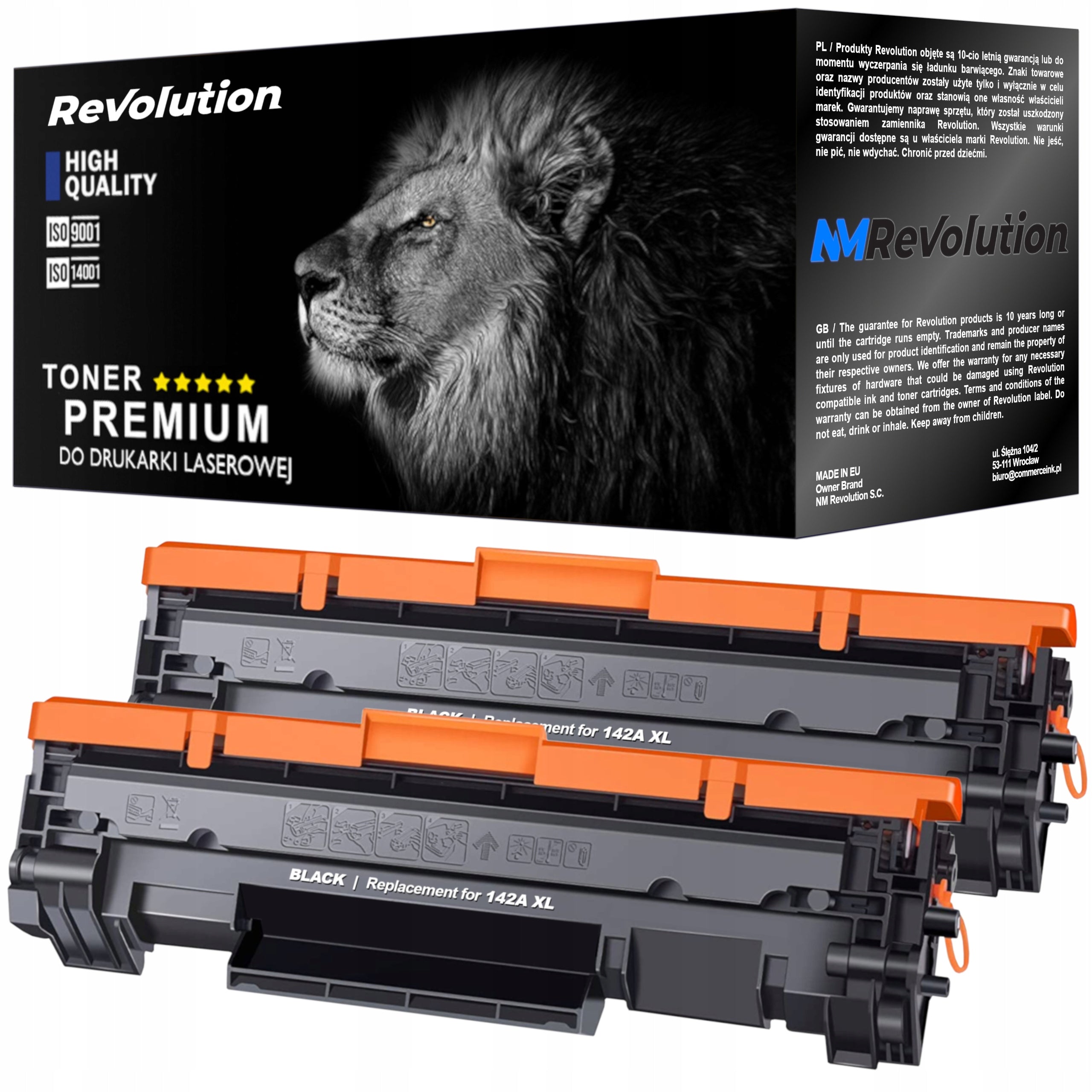 2x TONER 142A W1420A XL FOR HP LASERJET M110w MFP M140w PRINTER WITH CHIP
