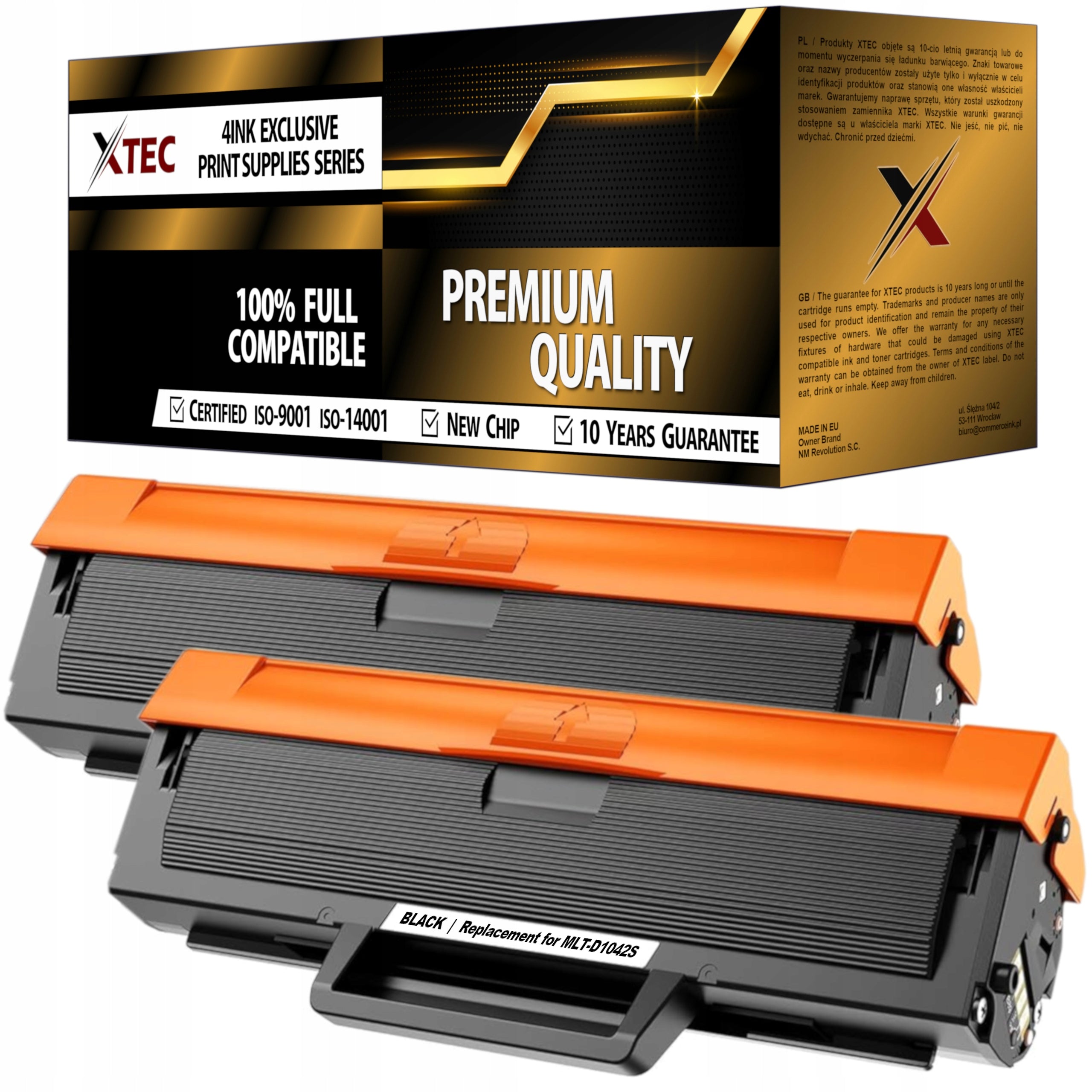 2x TONER MLT-D1042S XL FOR SAMSUNG SCX-3200 ML-1670 ML-1665 ML-1660 PRINTER