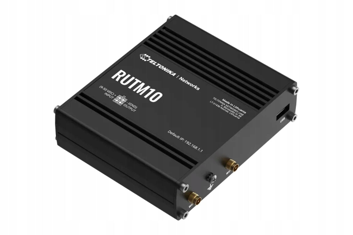 2x Teltonika RUTM10 industrial router (RUTM10000000) Model RUTM10