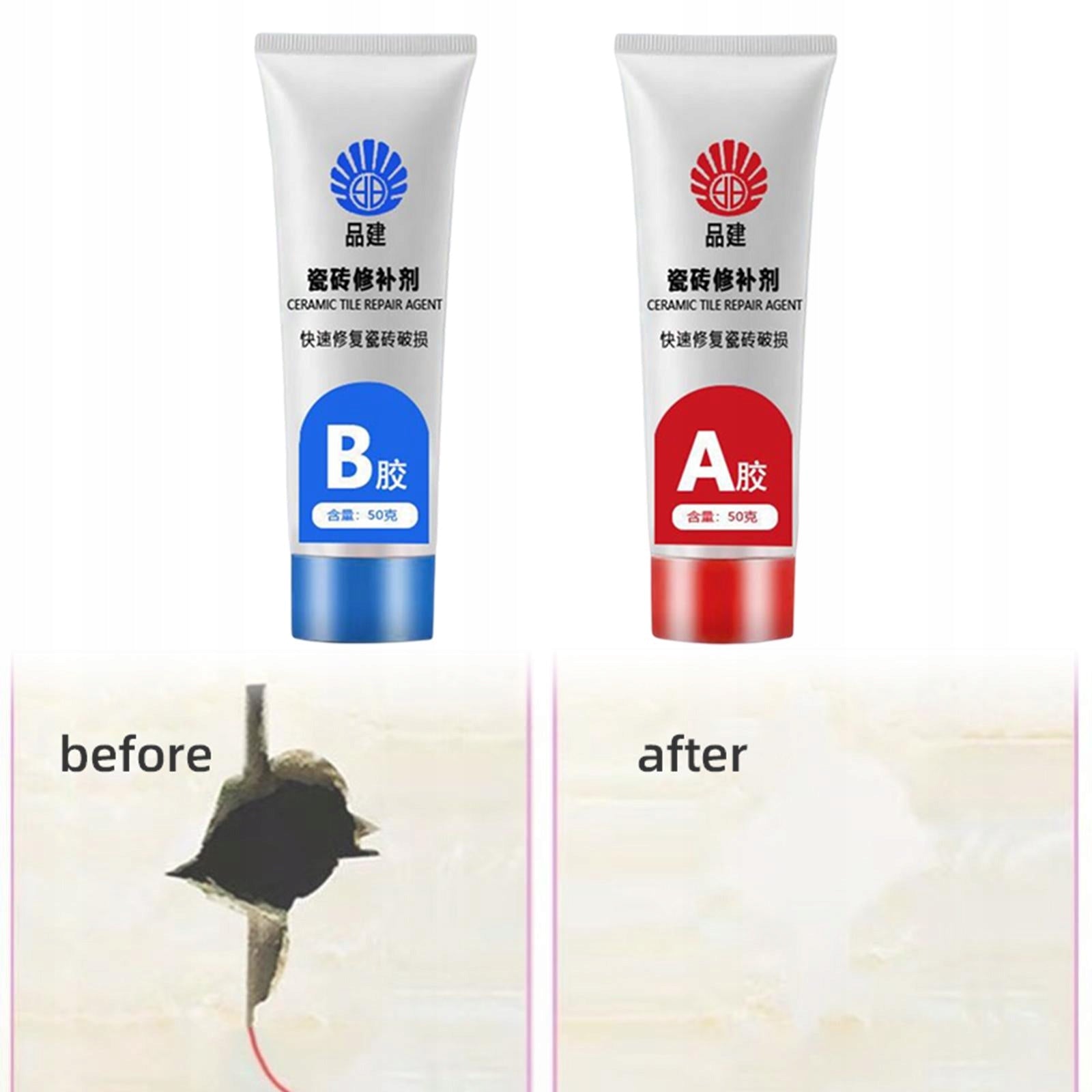 2x Tile Repair Agent Ceramic Paste Repair Rotation direction Rotating left