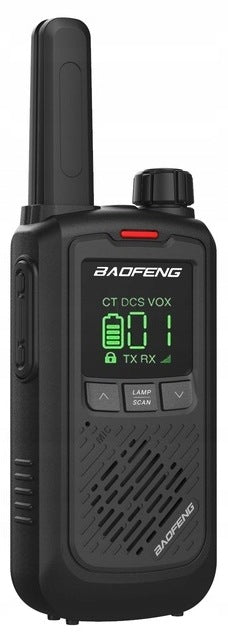 2x Two-Way Radio Baofeng BF-T17 BLACK | WALKIE TALKIE 16 channels Brand Baofeng