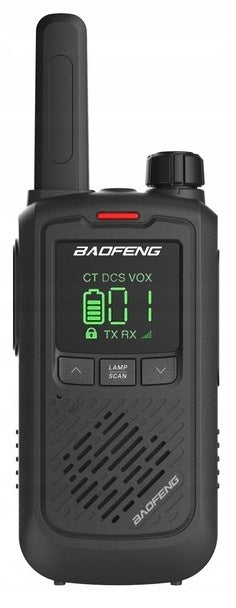 2x Two-Way Radio Baofeng BF-T17 BLACK | WALKIE TALKIE 16 channels Manufacturer code BF-T17
