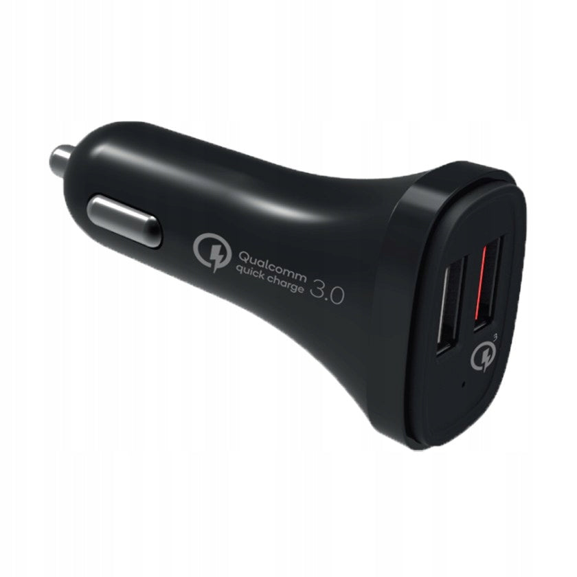 2x USB Qualcomm 3.0 car charger (5.4A)