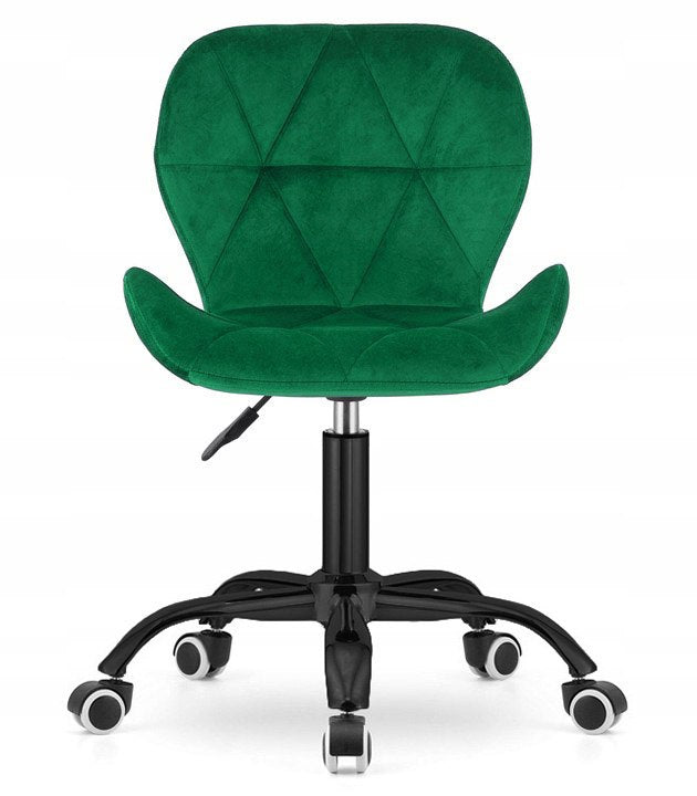 2x VASTO OFFICE VELVET GREEN SMOKE swivel chair Packaging status original