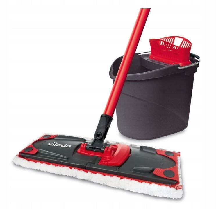 2x VILEDA ULTRAMAX BOX, MOP+BUCKET+SQUEEZER