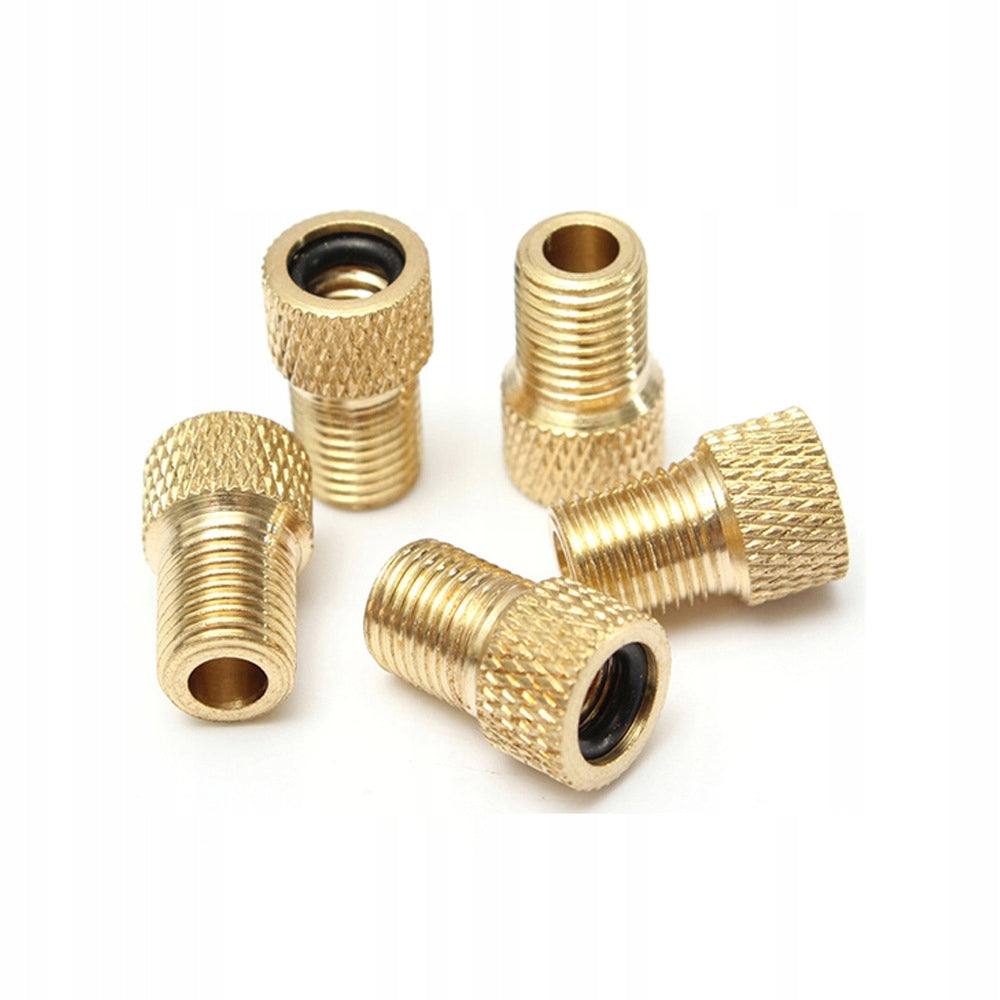 2x Valve adapter for pumping at PRESTA AUTO station reduction FV/DV - AV Manufacturer code adapter konwersja na wentyl samochodowy