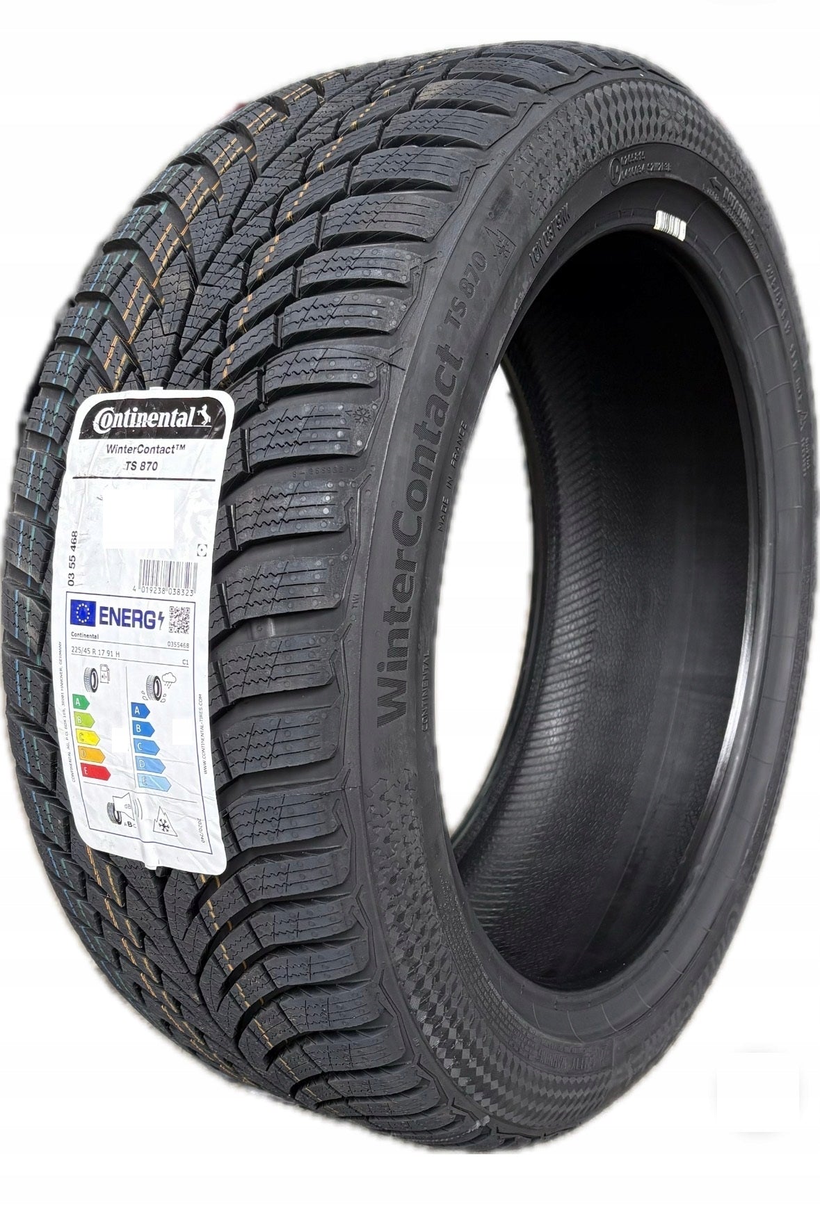 2x WINTER TYRES Continental WinterContact TS870 205/55R16 91H NEW Year of manufacture 2026/2025