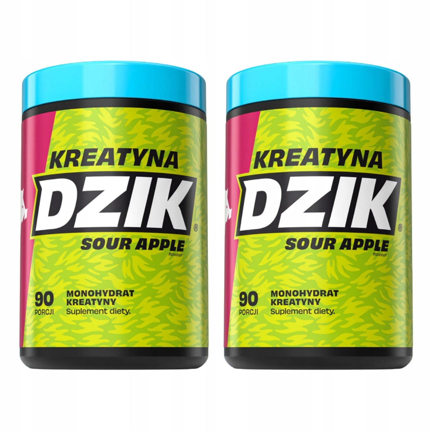 2x WK DZIK Creatine Sour Apple 90 servings 369 g