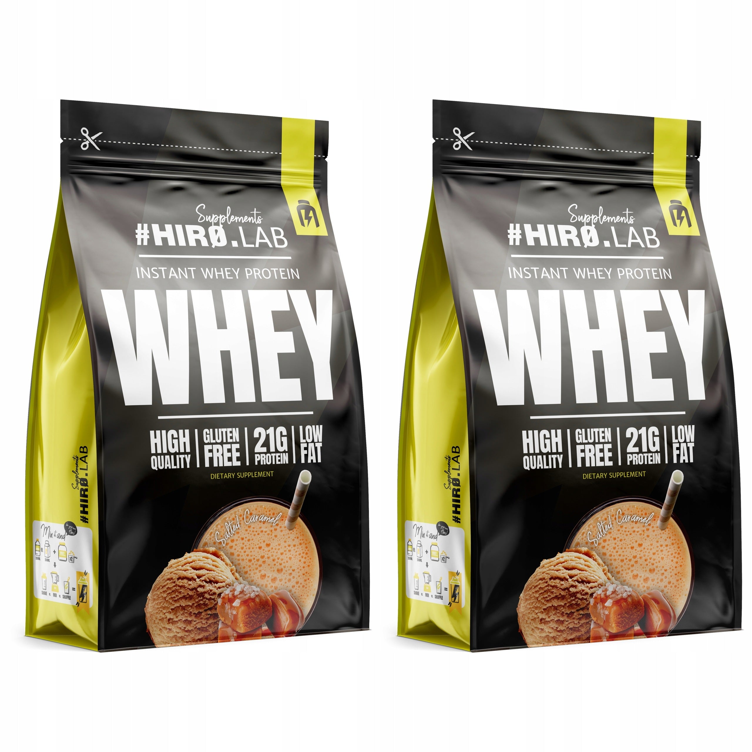 2x WPC Protein Instant Whey Protein Conditioner 750 g Salty Caramel hi