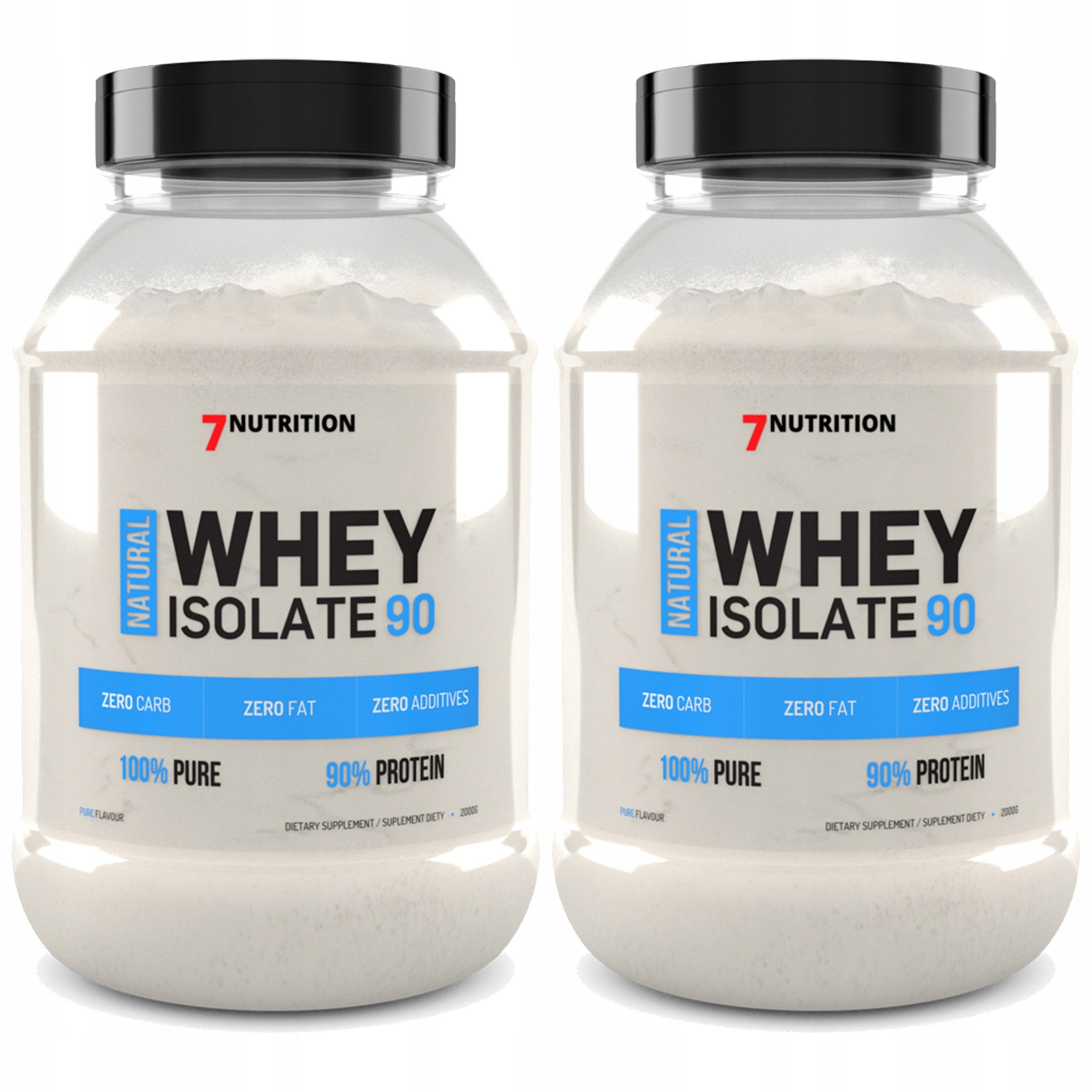 2x Whey Isolate Whey WPI 90 Strength Muscle Mass 500g 7 NUTRITION