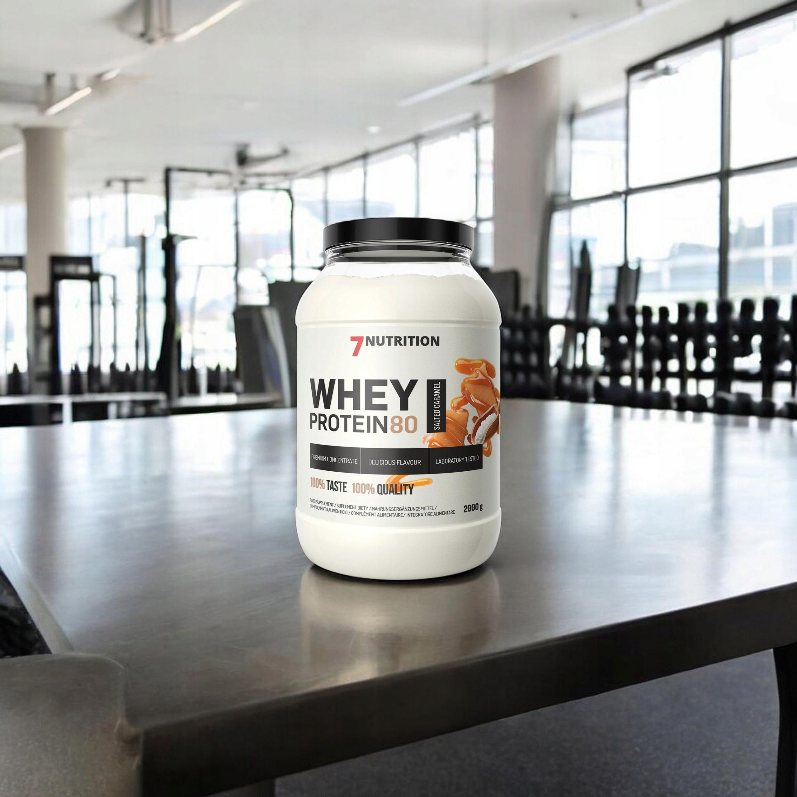 2x Whey Protein Concentrate WPC 80 Whey Protein 2000g 7 NUTRITION Brand 7Nutrition