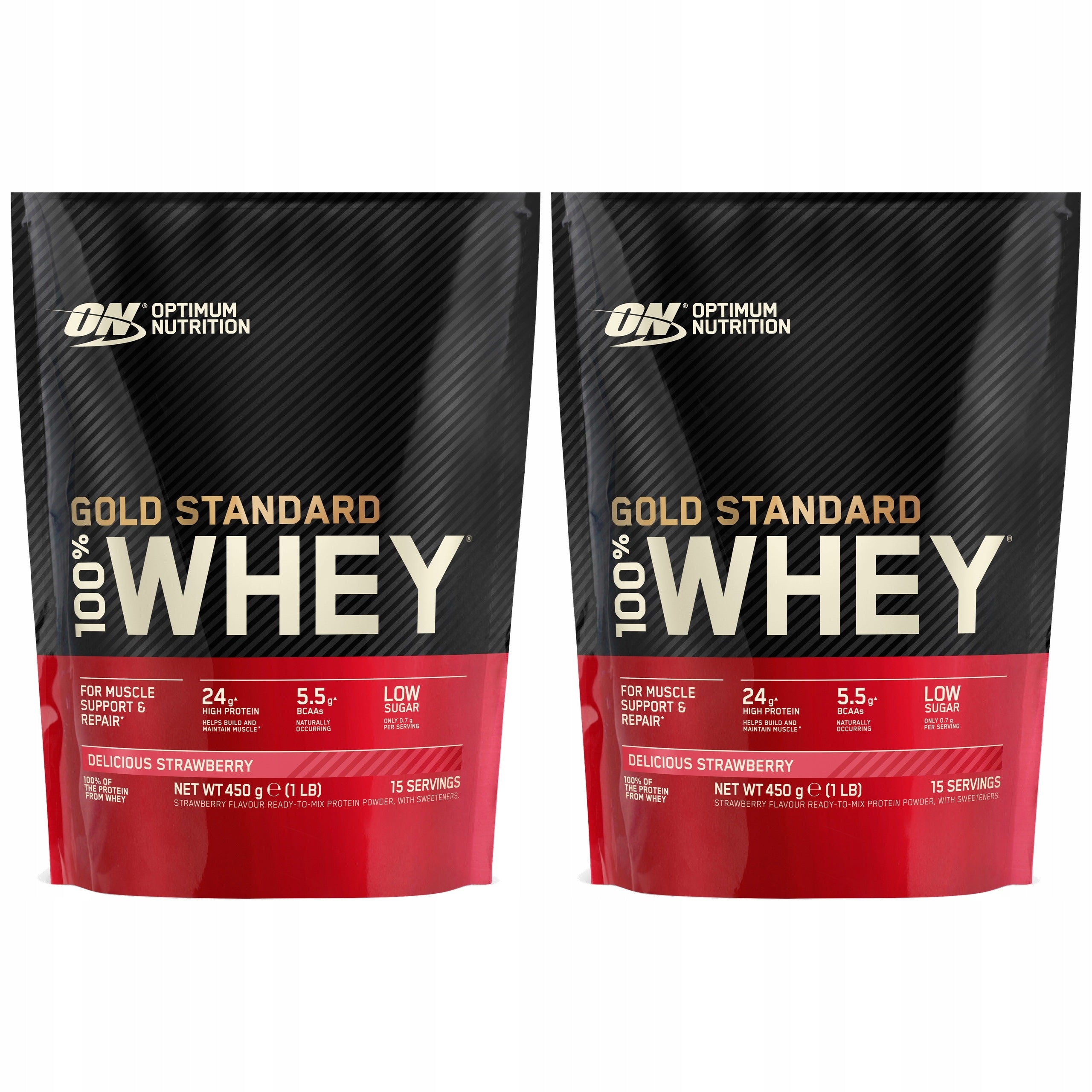 2x Whey Protein Isolate + Concentrate 82% 24g Regeneration 450g ON