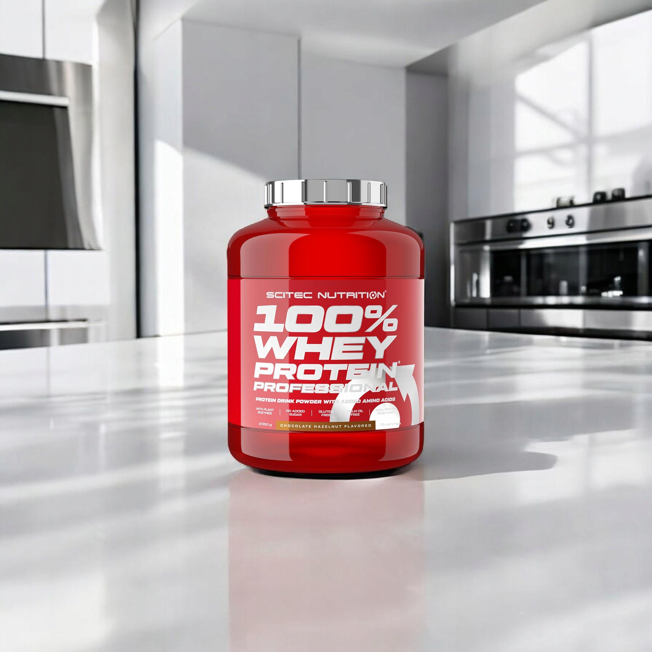 2x Whey Protein SCITEC 100% Whey Professional 2350g WPC Kiwi Conditioner Brand Scitec Nutrition