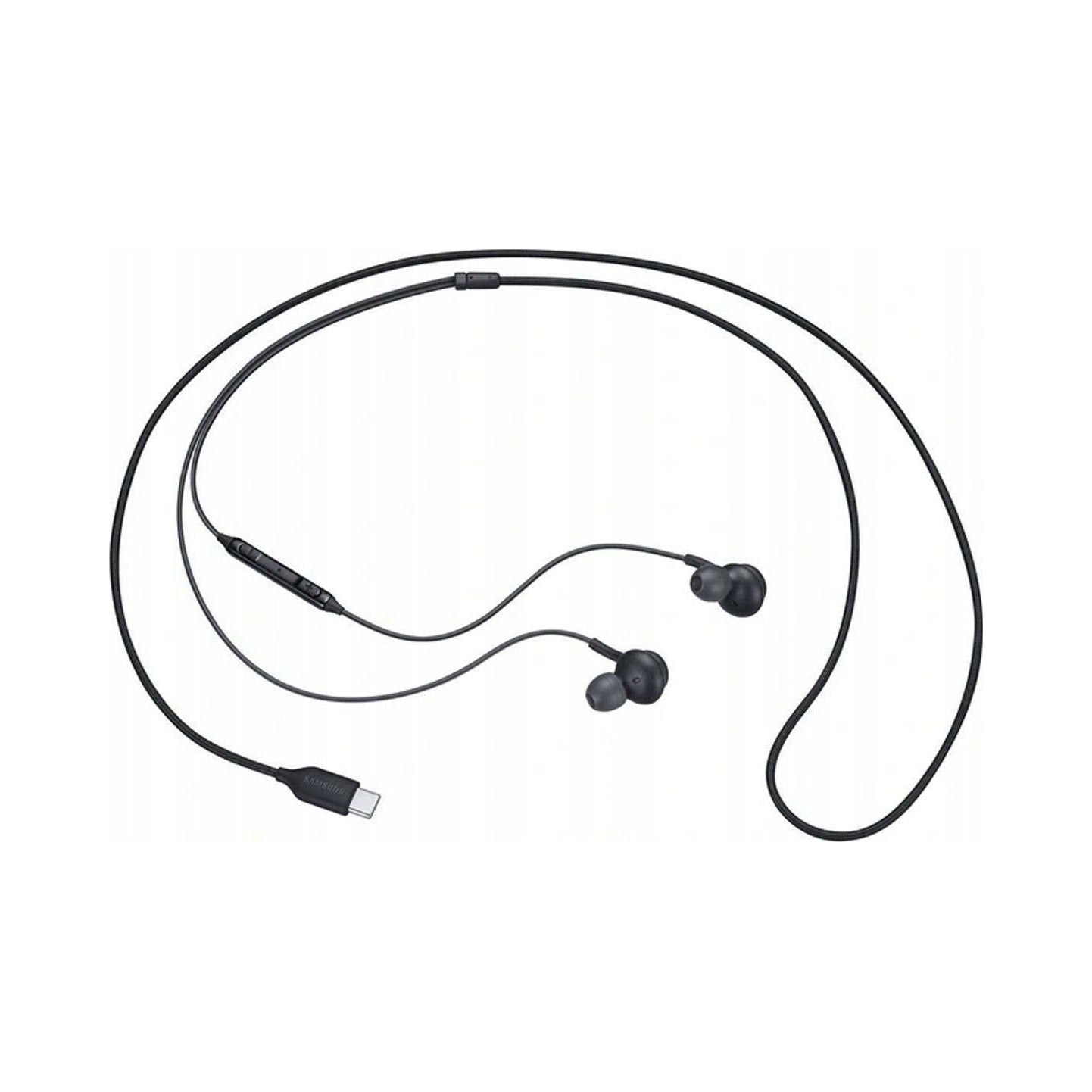 2x Wired In-Ear Headphones AKG USB-C Connector Black