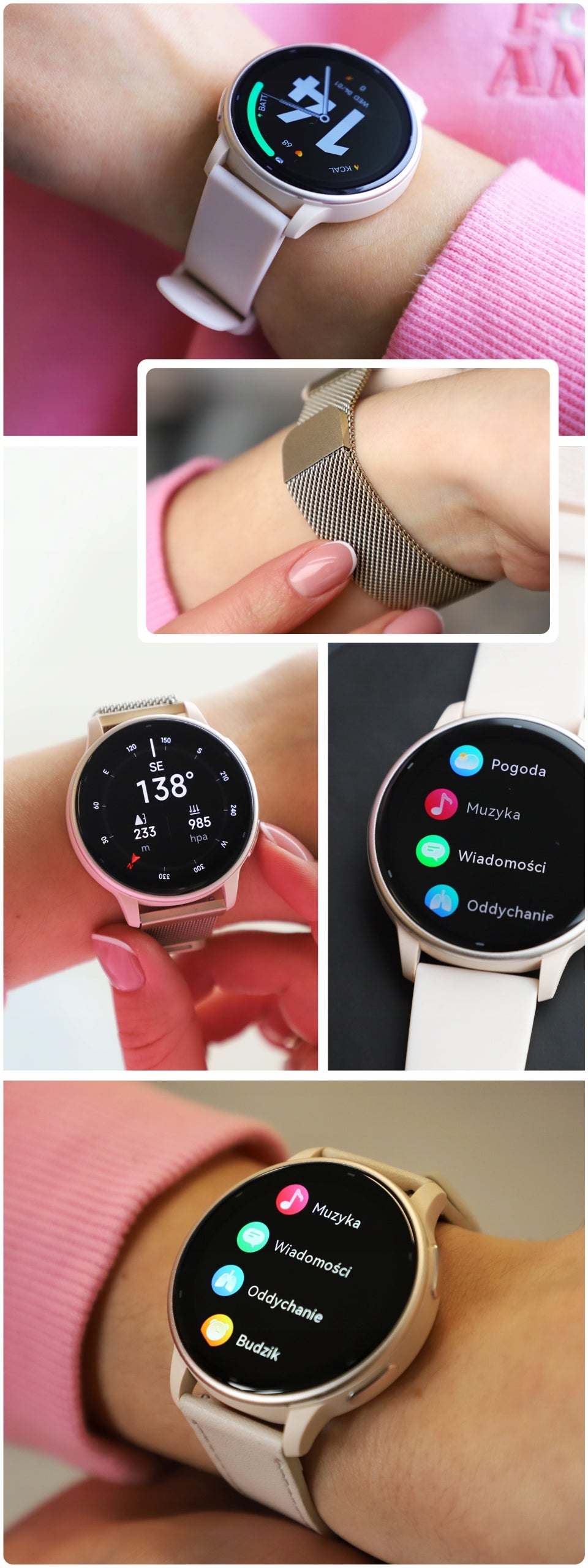 2x Women's Smartwatch Jg Smart X25 Gps Waterproof Bez Model other