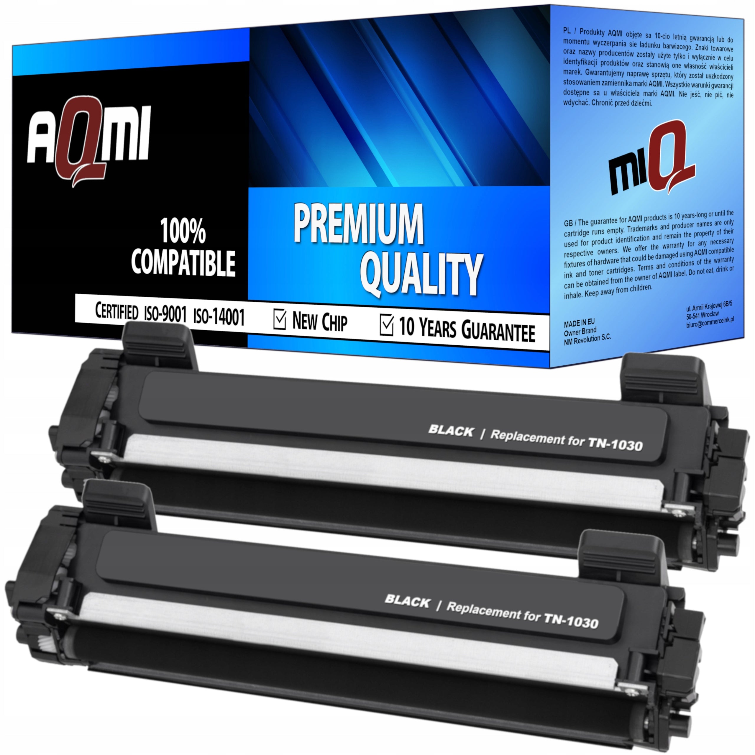 2x XL TONER CARTRIDGE FOR BROTHER HL-1110E 1212WE DCP-1510E DCP-1512E 1612WE