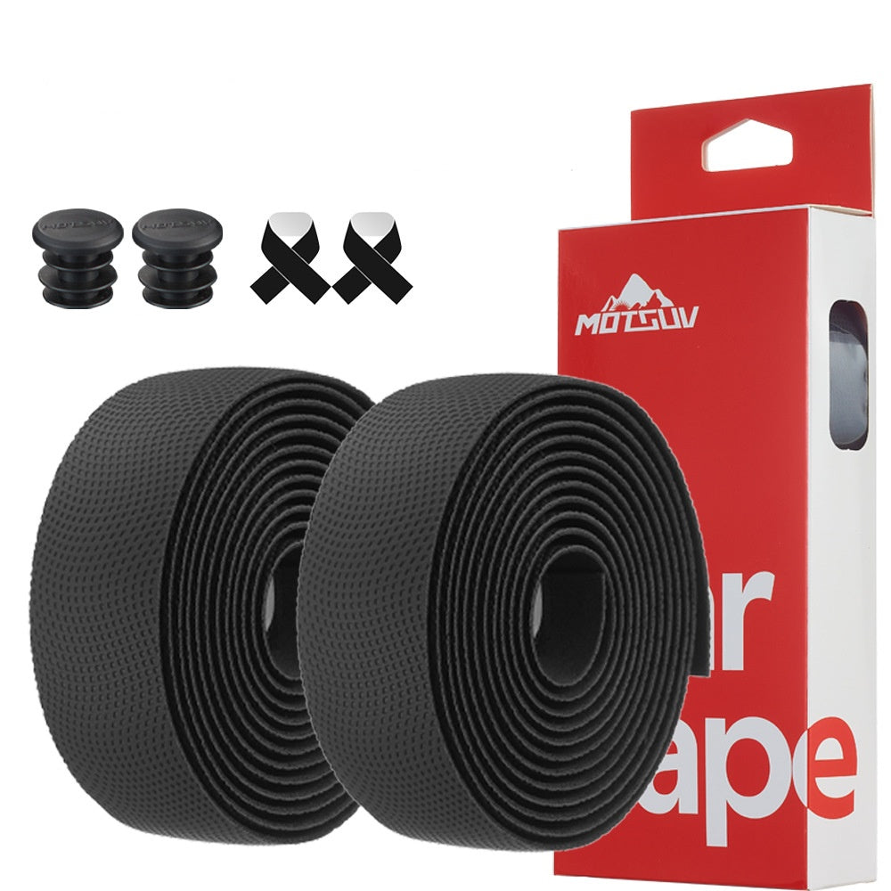 2x bicycle handlebar tape foam Black road gravel thick