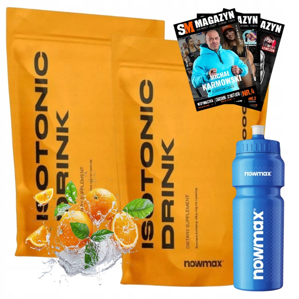 2x nowmax ISOTONIC DRINK 1000 G ISOTONIC POWDER ELECTROLYTES, HYDRATION