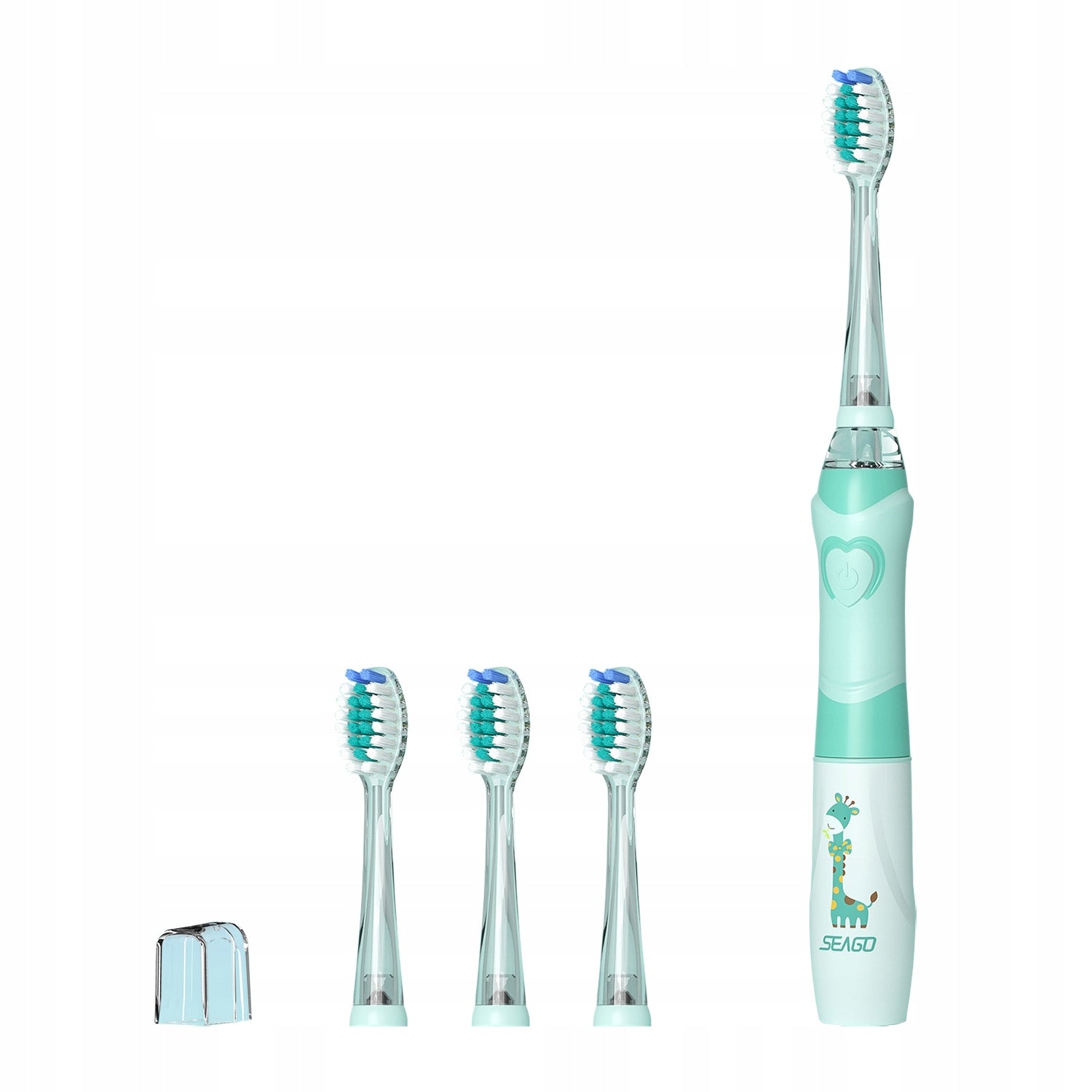 2x sonic toothbrush for children 8 tips Seago SG-977 Brand Seago