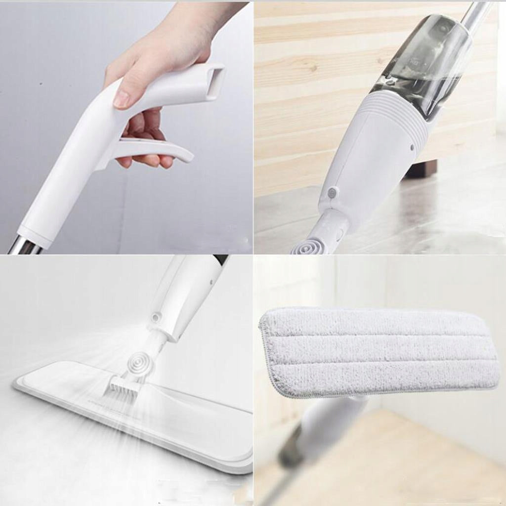 2x wet and dry Microfiber Mop Cleaning Pad Mop Refills Replacement For Packaging status original