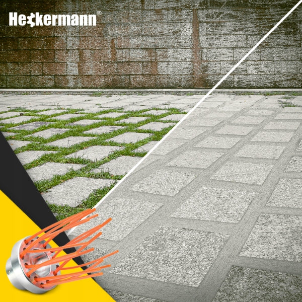 2x3Ah PAVING STONE MOSS REMOVAL CORDLESS GRASS TRIMMER Tool weight 3 kg