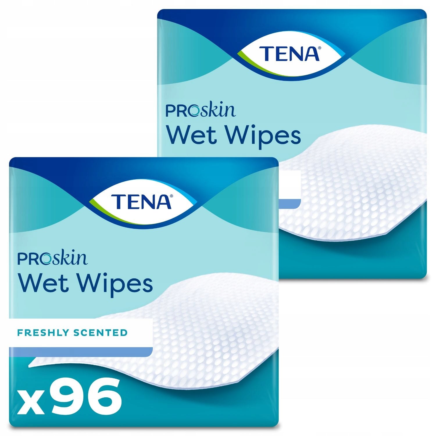 2x96pcs TENA WET WIPES wet cleansing wipes body care