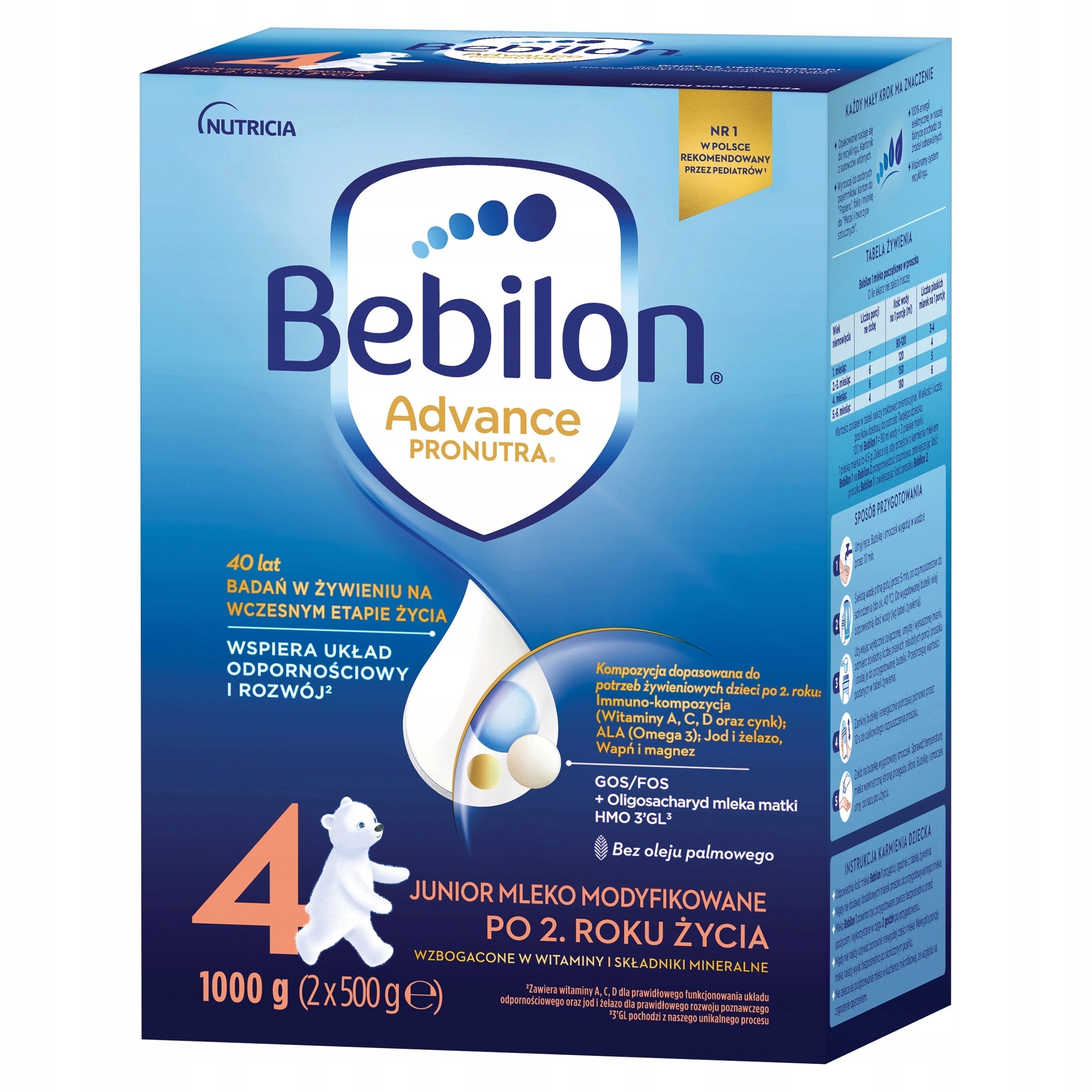 2xBebilon 4 Advance Pronutra Junior modified milk after 2nd year 1000g