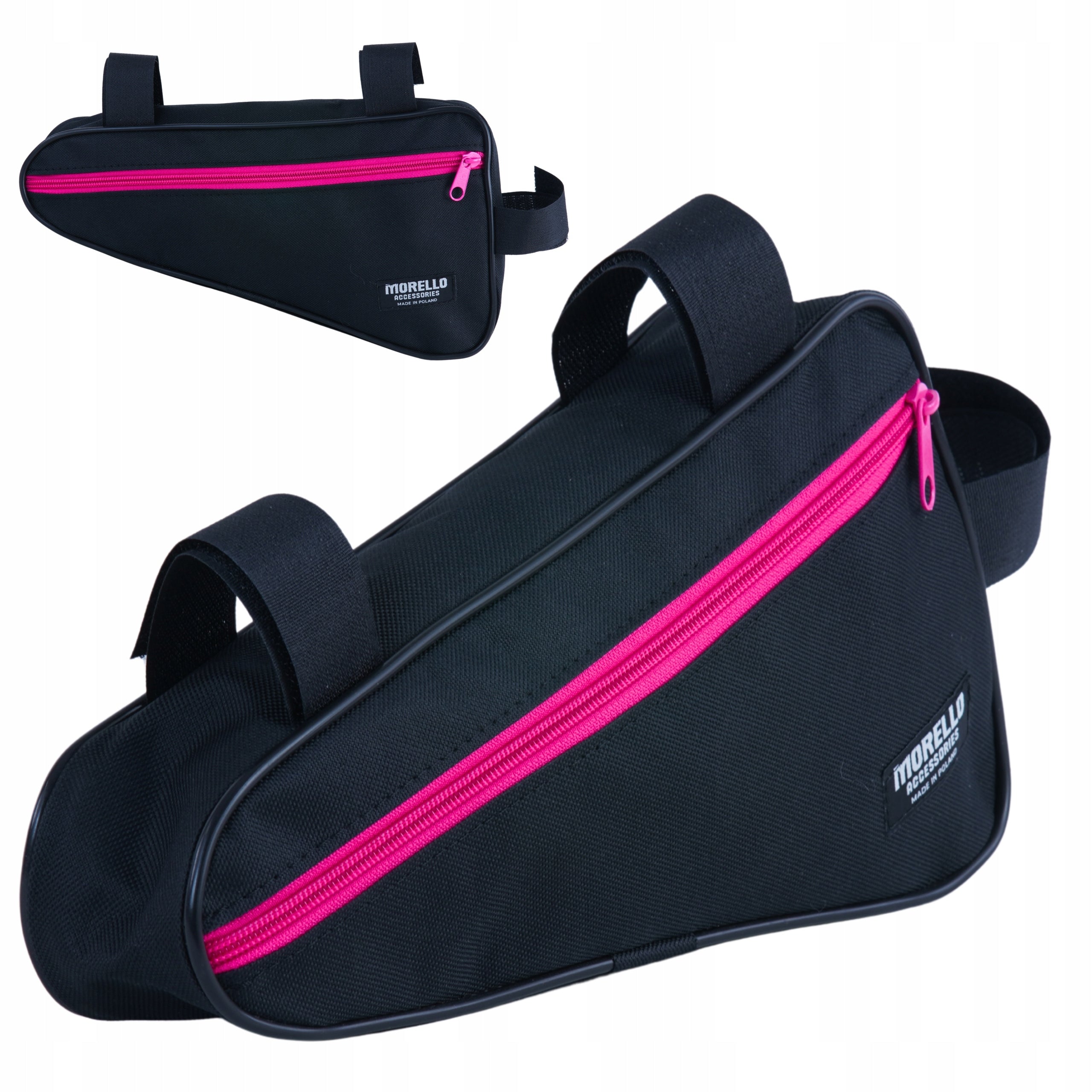 2xBicycle Bag for Frame Bicycle Pouch Waterproof Sachet Polish Product Packaging status original