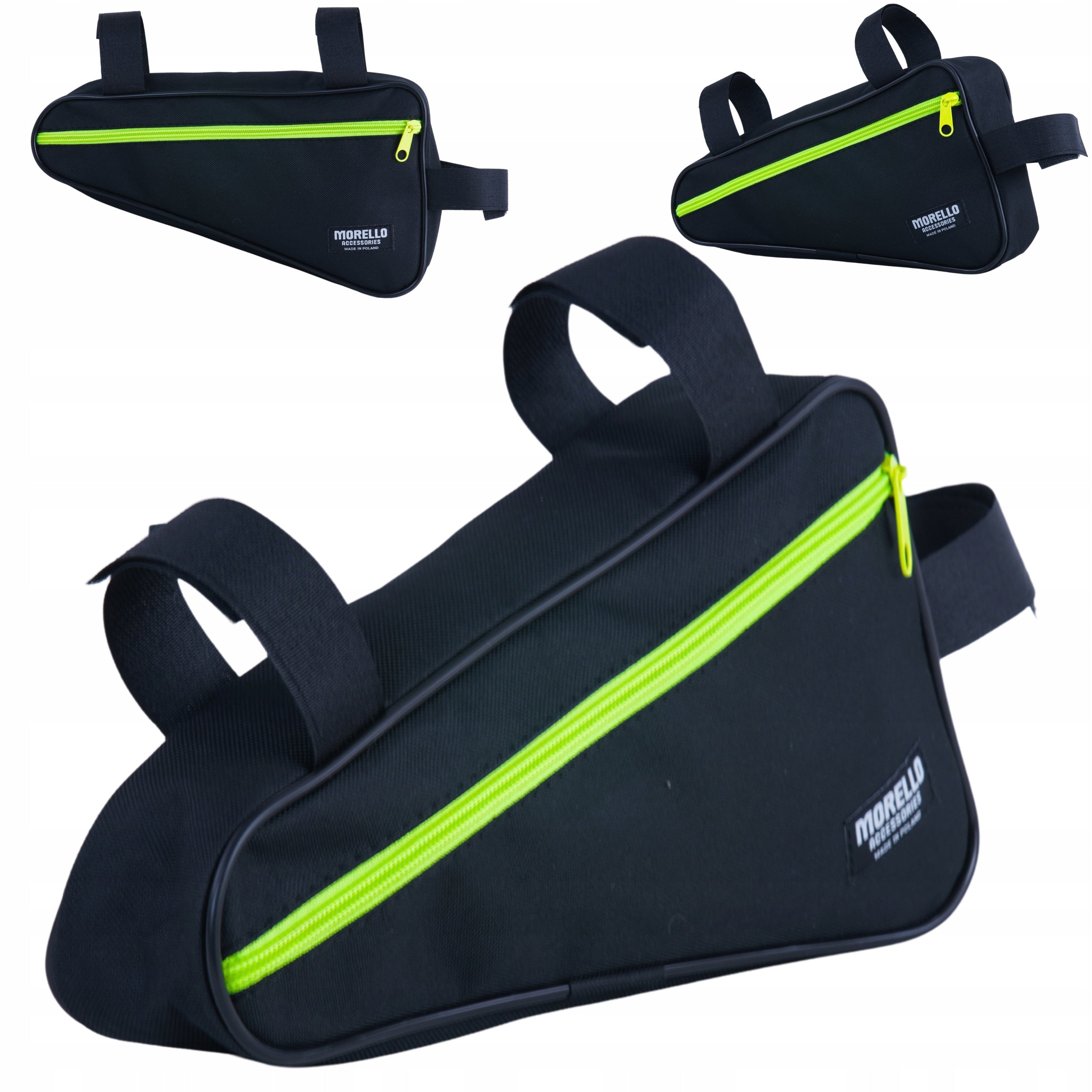 2xBicycle Bag for Frame Bicycle Pouch Waterproof Sachet Polish Product