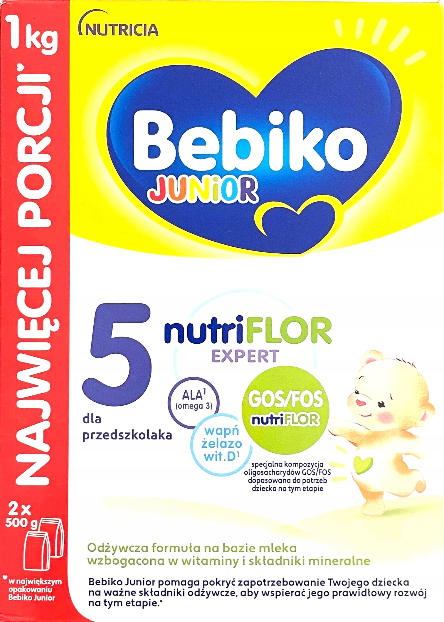 2xModified Milk Bebiko 5 NutriFlor Expert 1000g