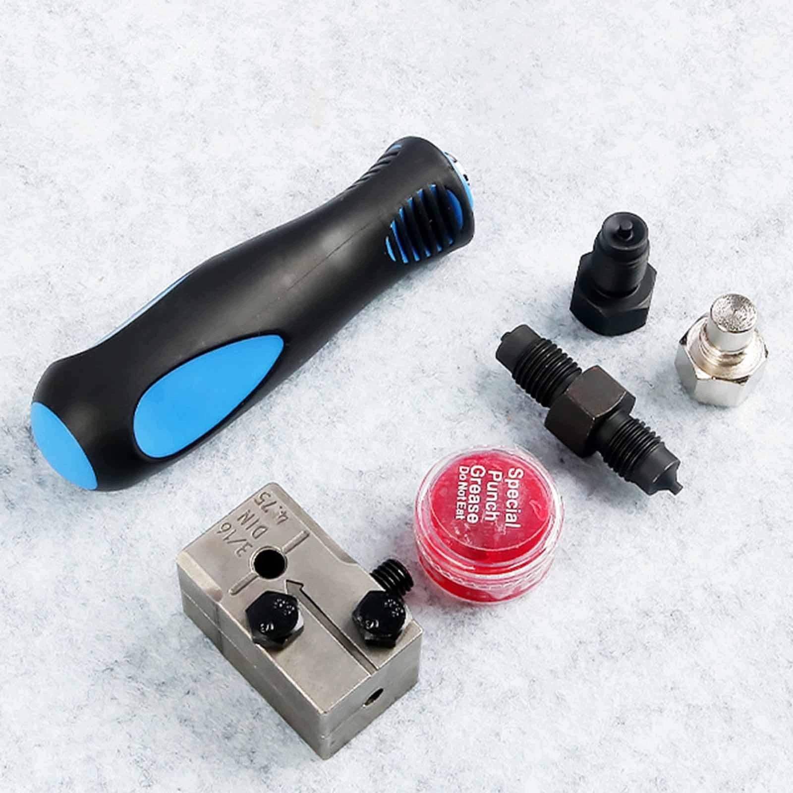 3/16 inch Double Single Flaring Tool Kit with Removable Handle Flare Tool Packaging status original