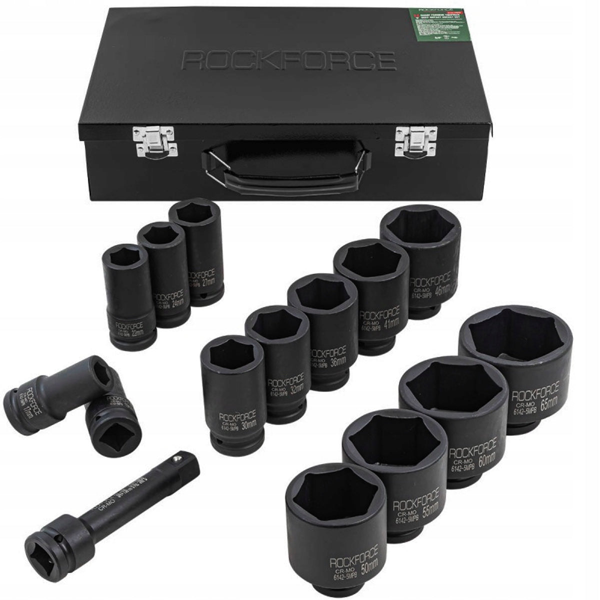 3/4" Impact Tool Wrench Set 6-Angle 14 el. Rockforce