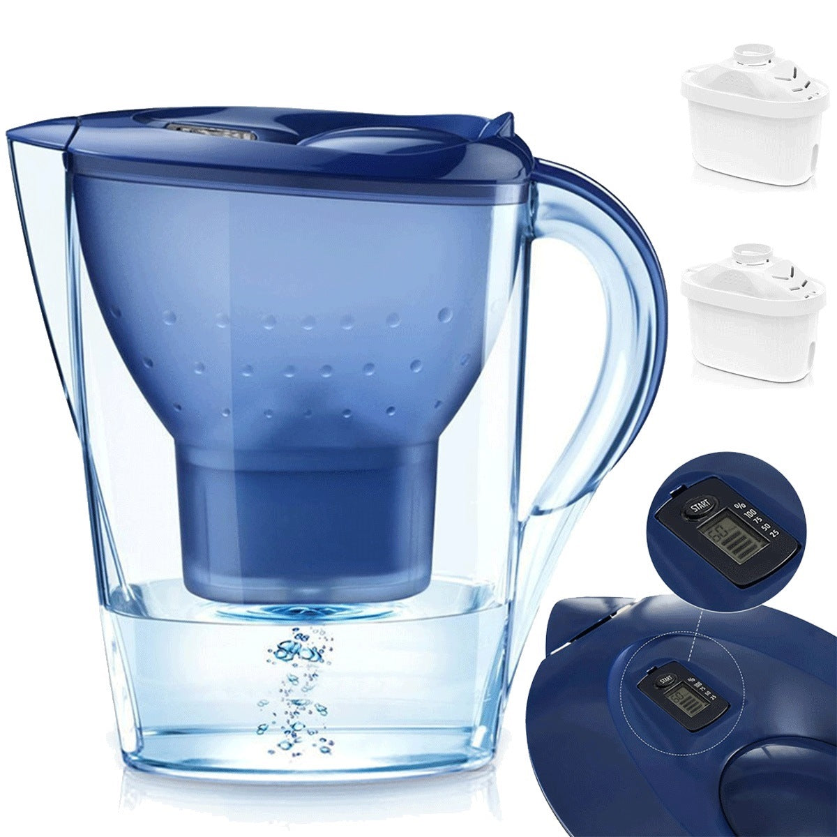 3.5L Water Filter Pitcher With 7 Stage Alkaline Filter