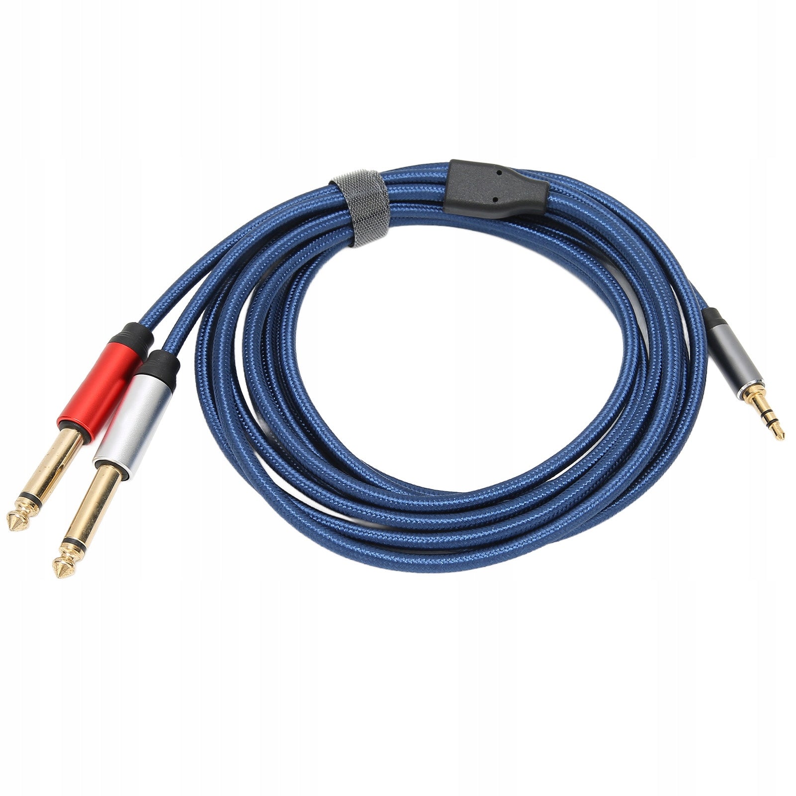 3,5MM STEREO MALE TO DOUBLE 6,35MM MONO MALE QE AUDIO CABLE Brand no brand