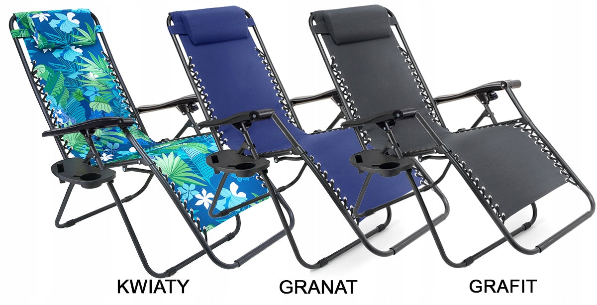 3 DESIGNS BEACH CHAIR GARDEN CHAIR SOPRATO FOLDING 2IN1 Packaging status original
