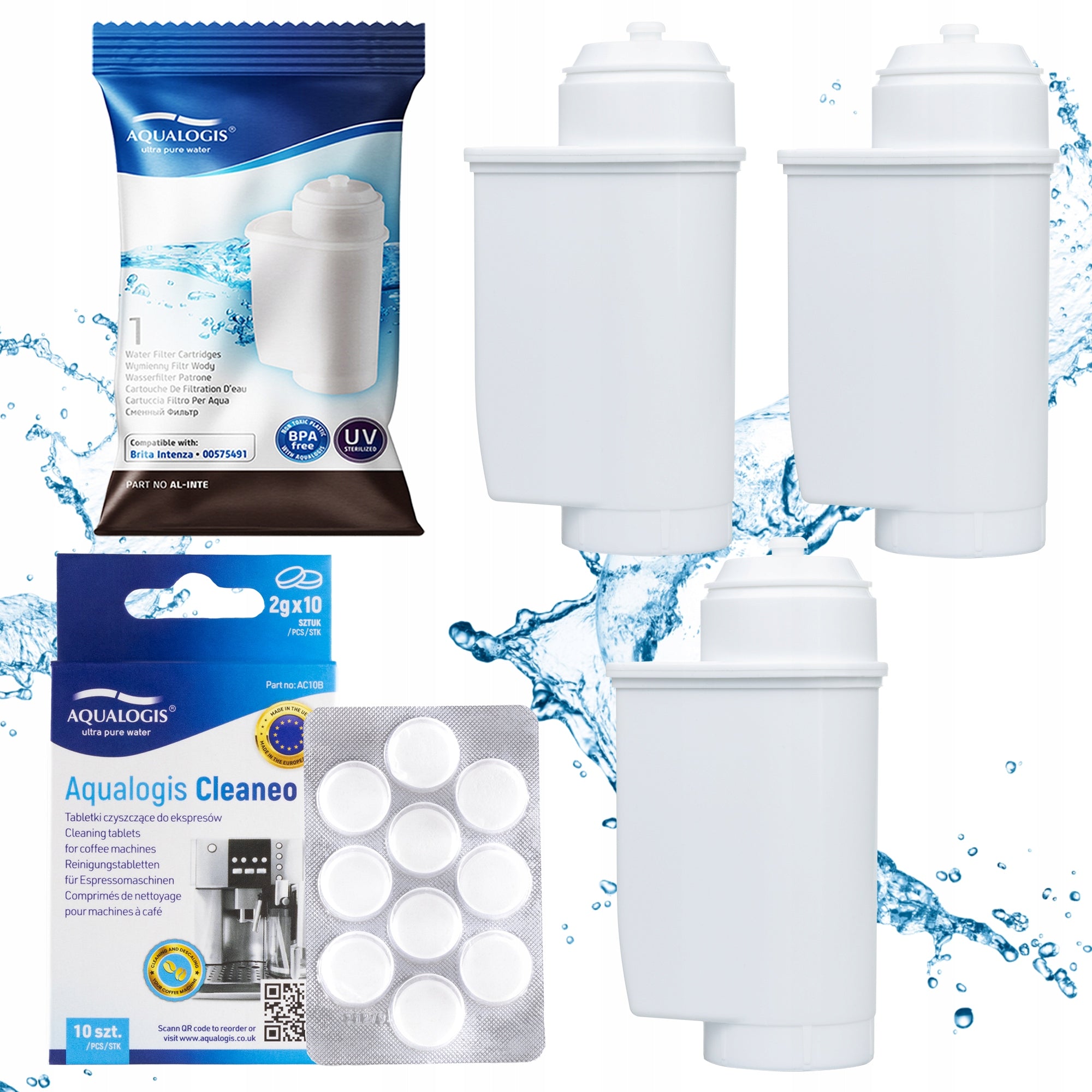 3 FILTER TABLETS FOR SIEMENS EQ.3 EQ.6 EQ.9 TZ80001