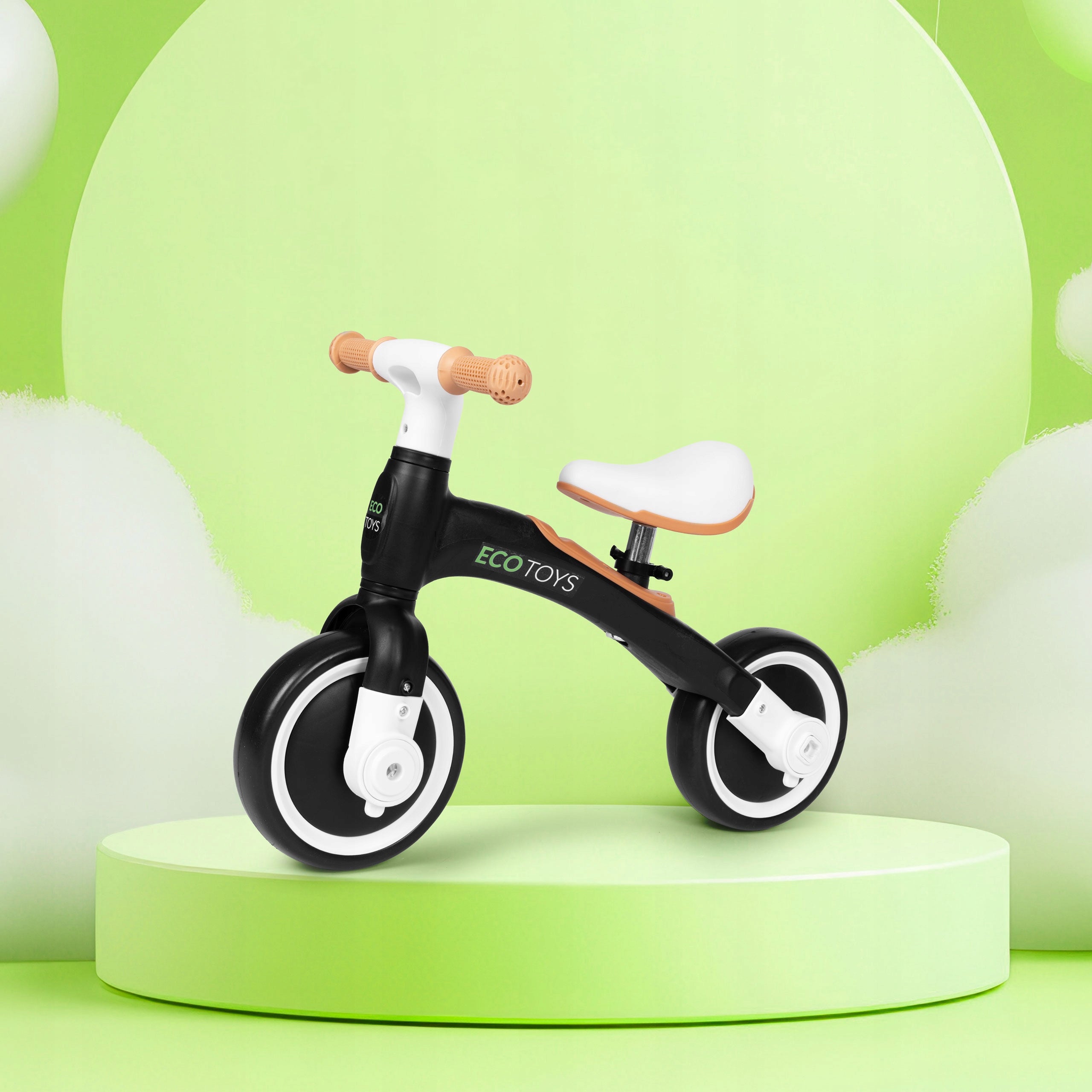 3-IN-1 BLACK BIKE ECOTOYS Brand Ecotoys