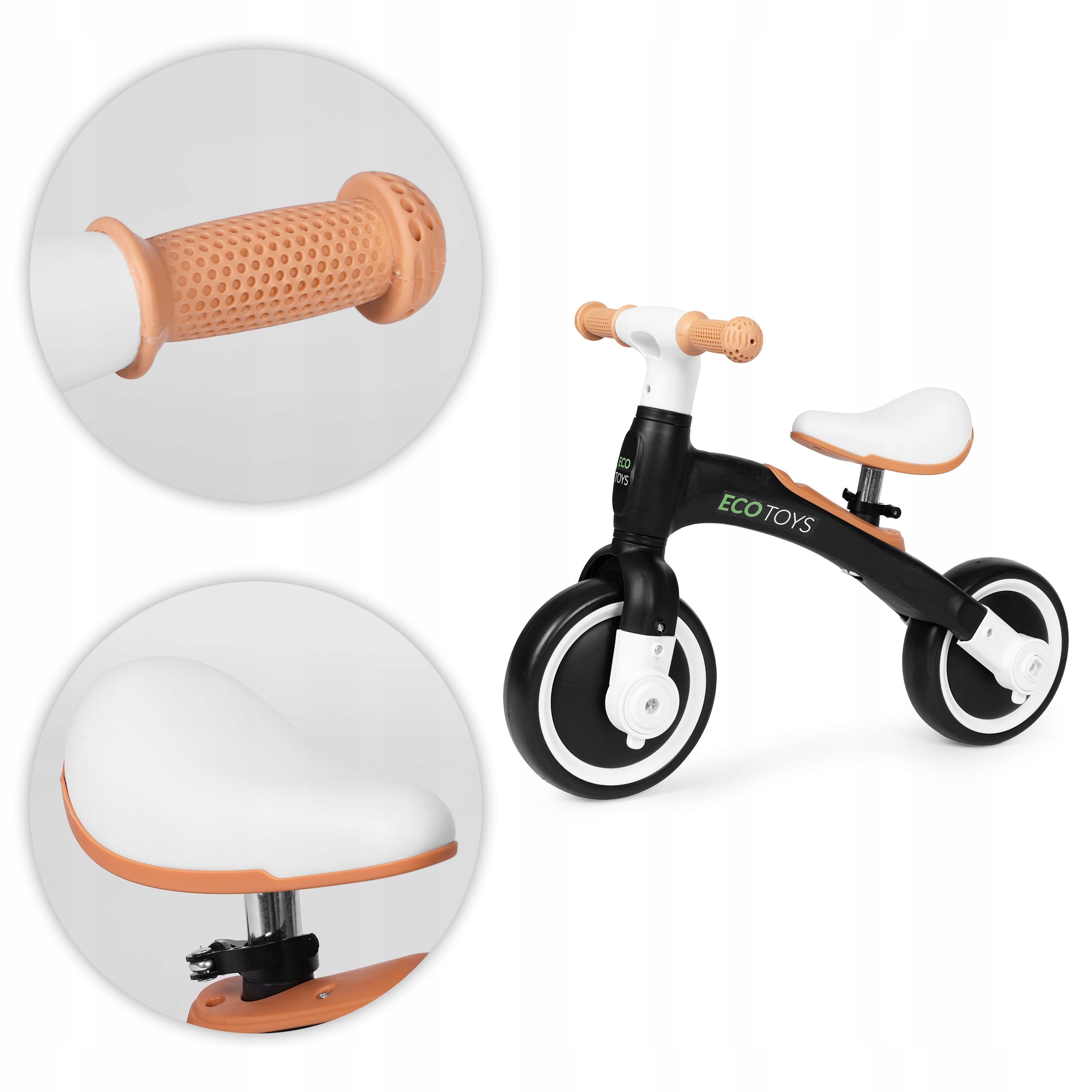 3-IN-1 BLACK BIKE ECOTOYS Manufacturer code LC-V1359 BLACK