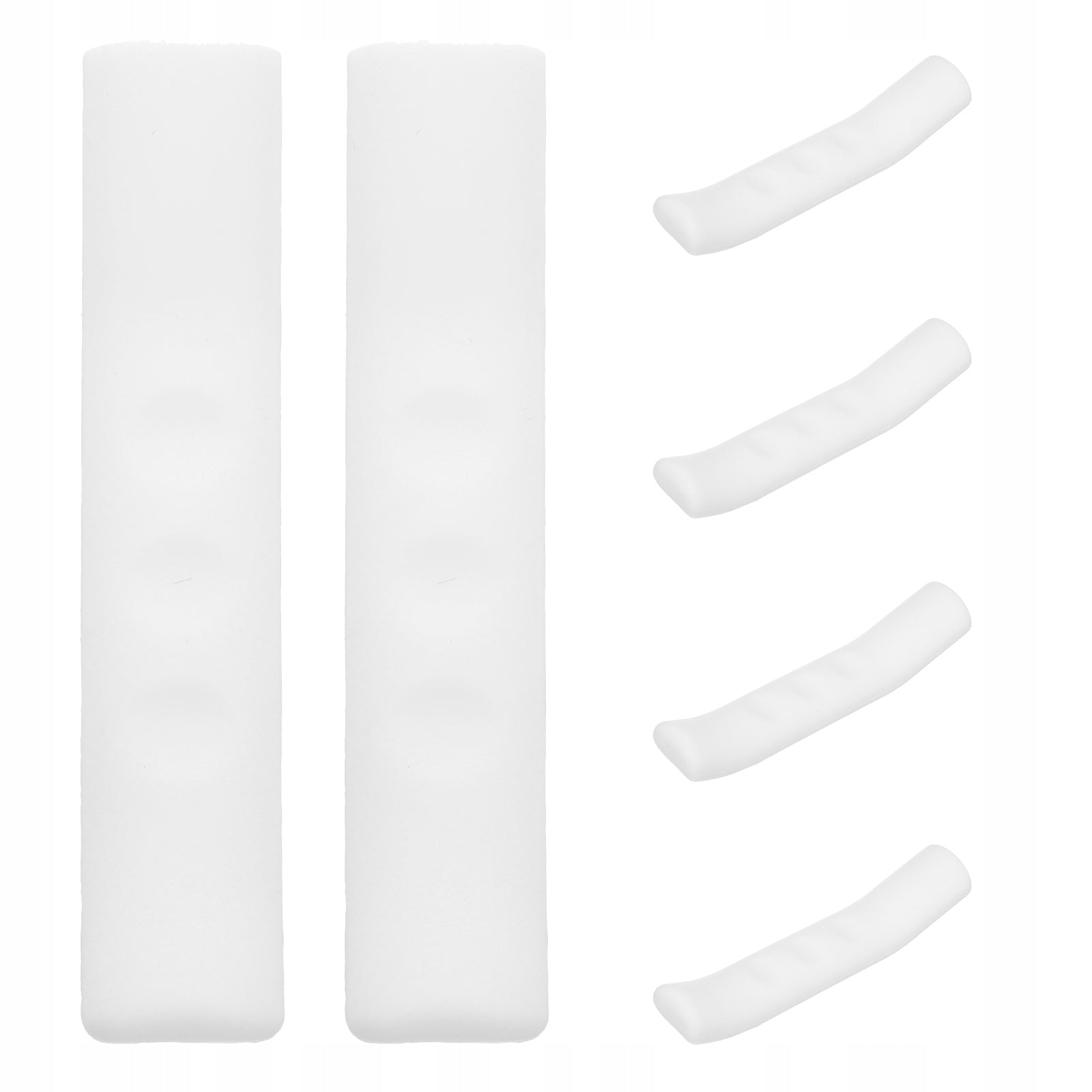 3 PAIRS OF UNIVERSAL WHITE BIKE BRAKE HANDLE COVERS Brand no brand