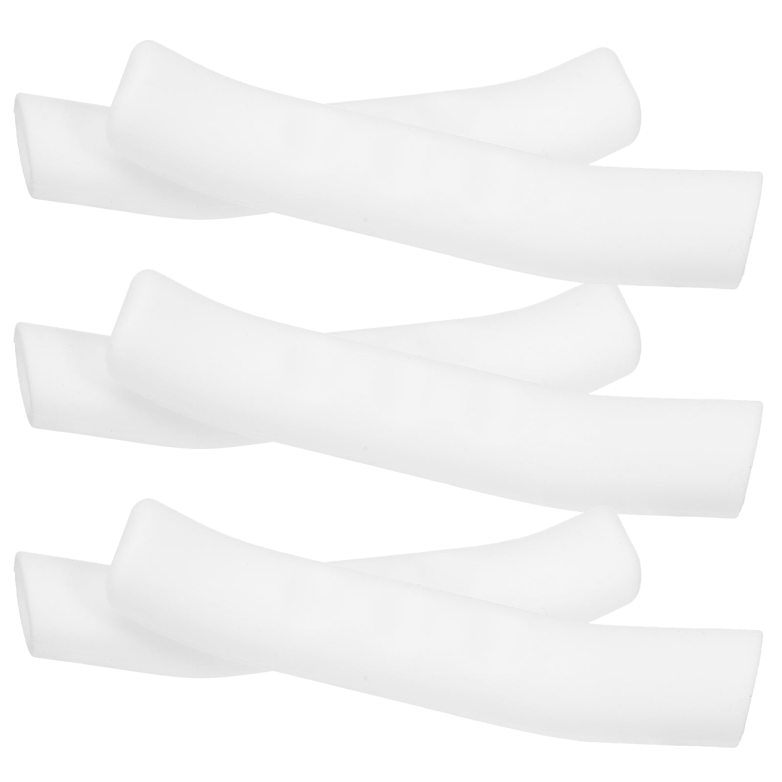 3 PAIRS OF UNIVERSAL WHITE BIKE BRAKE HANDLE COVERS