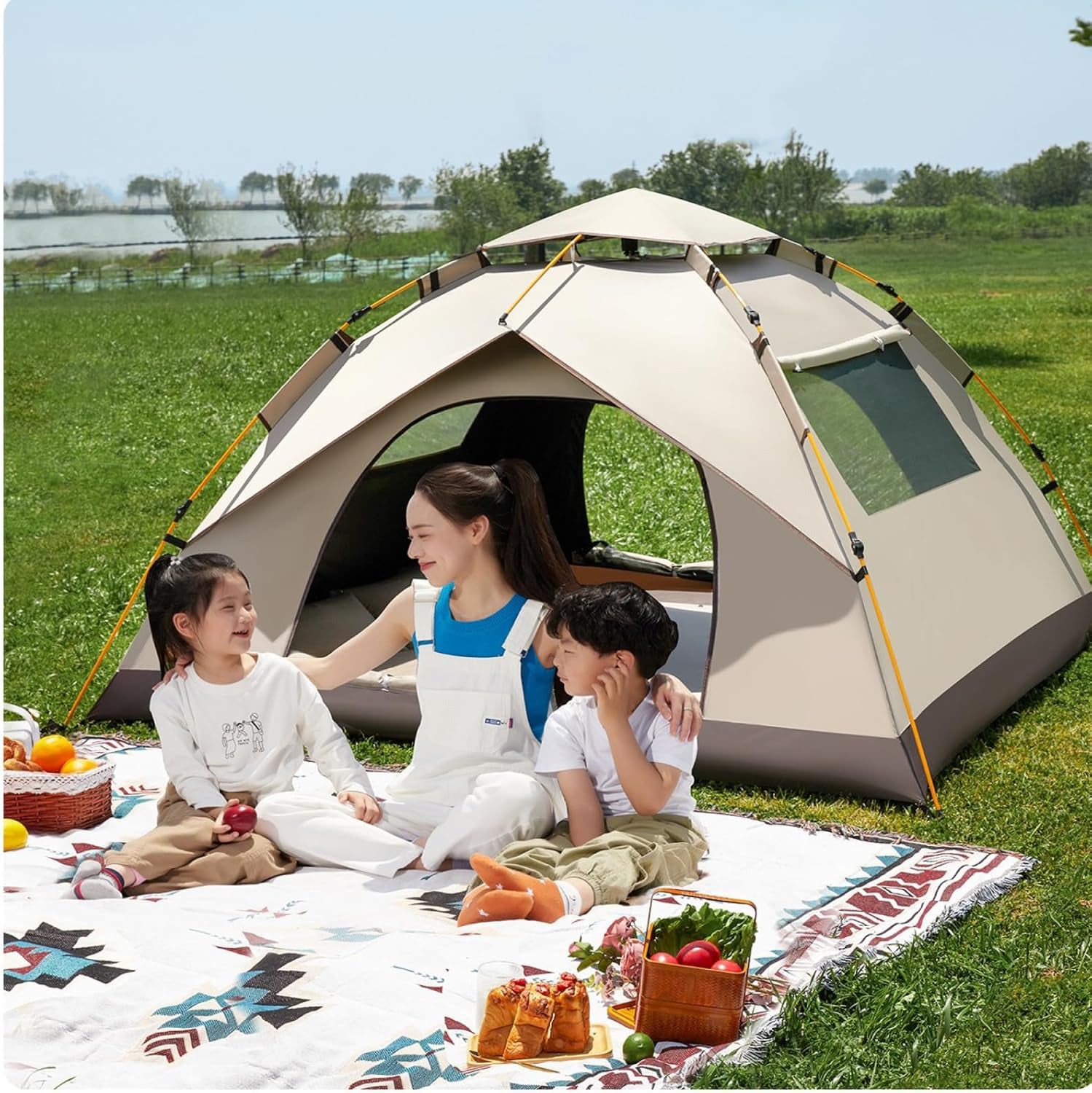3 PERSON FAMILY CAMPING TENT AUTOMATIC OPENING Manufacturer code Z4