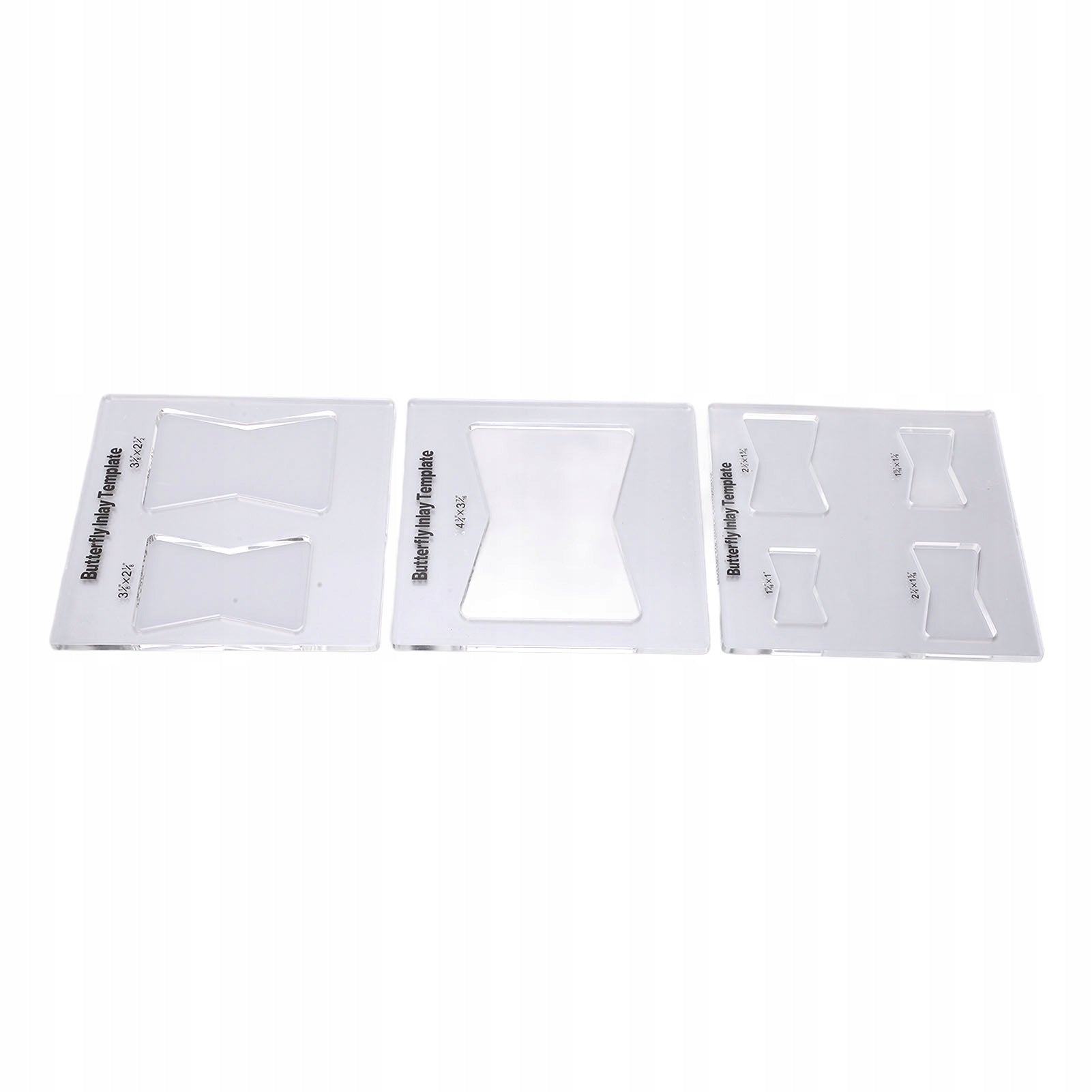 3 Pcs Butterfly Insert Template Routers Decorative Templates for RK Brand no brand