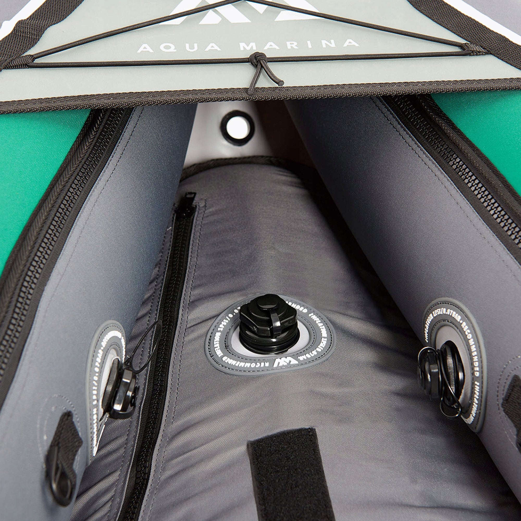 3-Person Pumped Kayak Aqua Marina Laxo Recreational Kayak 12'6" OS Number of seats 3