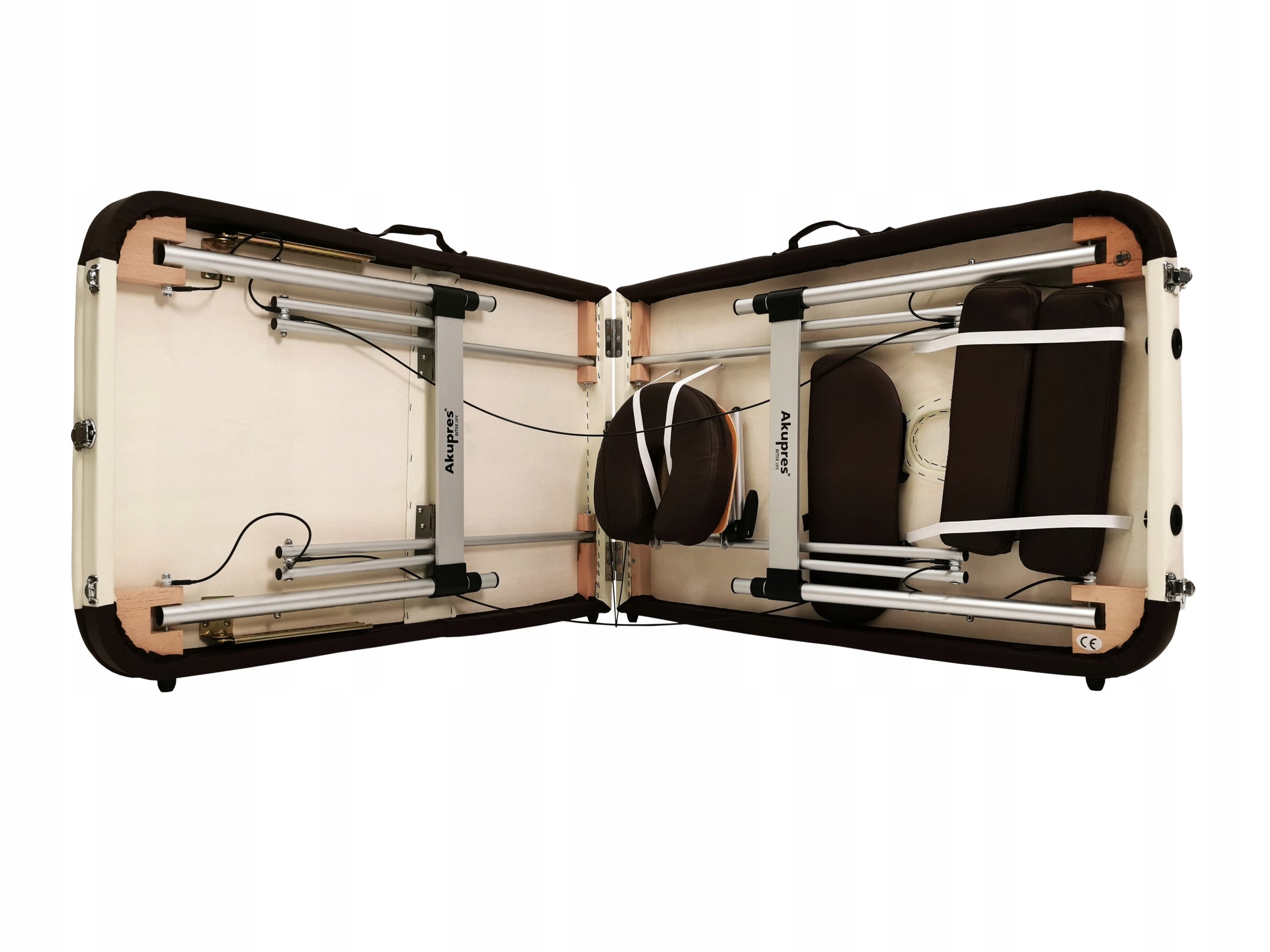 3 SEGMENT BED MASSAGE TABLE AURORA FOLDING PORTABLE BAG AKUPRES EAN (GTIN) 5901885570761
