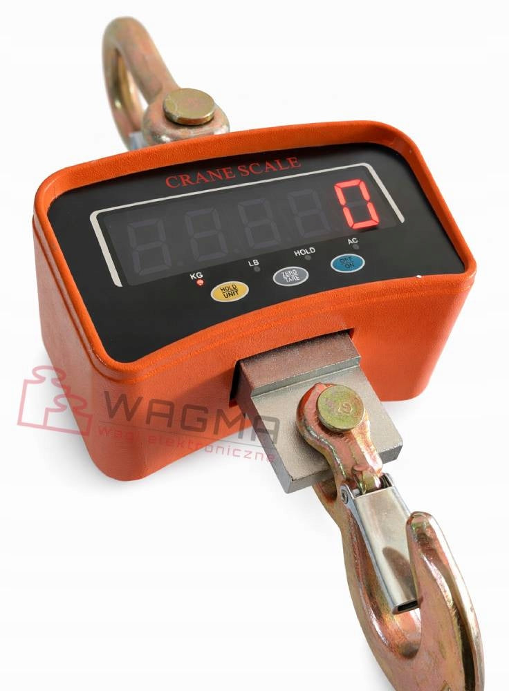 3 TONY 3000kg LED Electronic HOOK SCALE with Remote Control + AKU 6V 3 T Power Supply Packaging status original