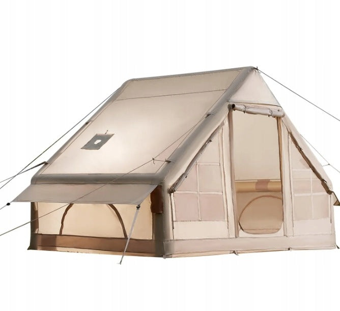 3 X 2,2 X 1,9 M INFLATABLE CAMPING TENT FOR 4 - 6 PEOPLE BEIGE OXFORD Brand no brand