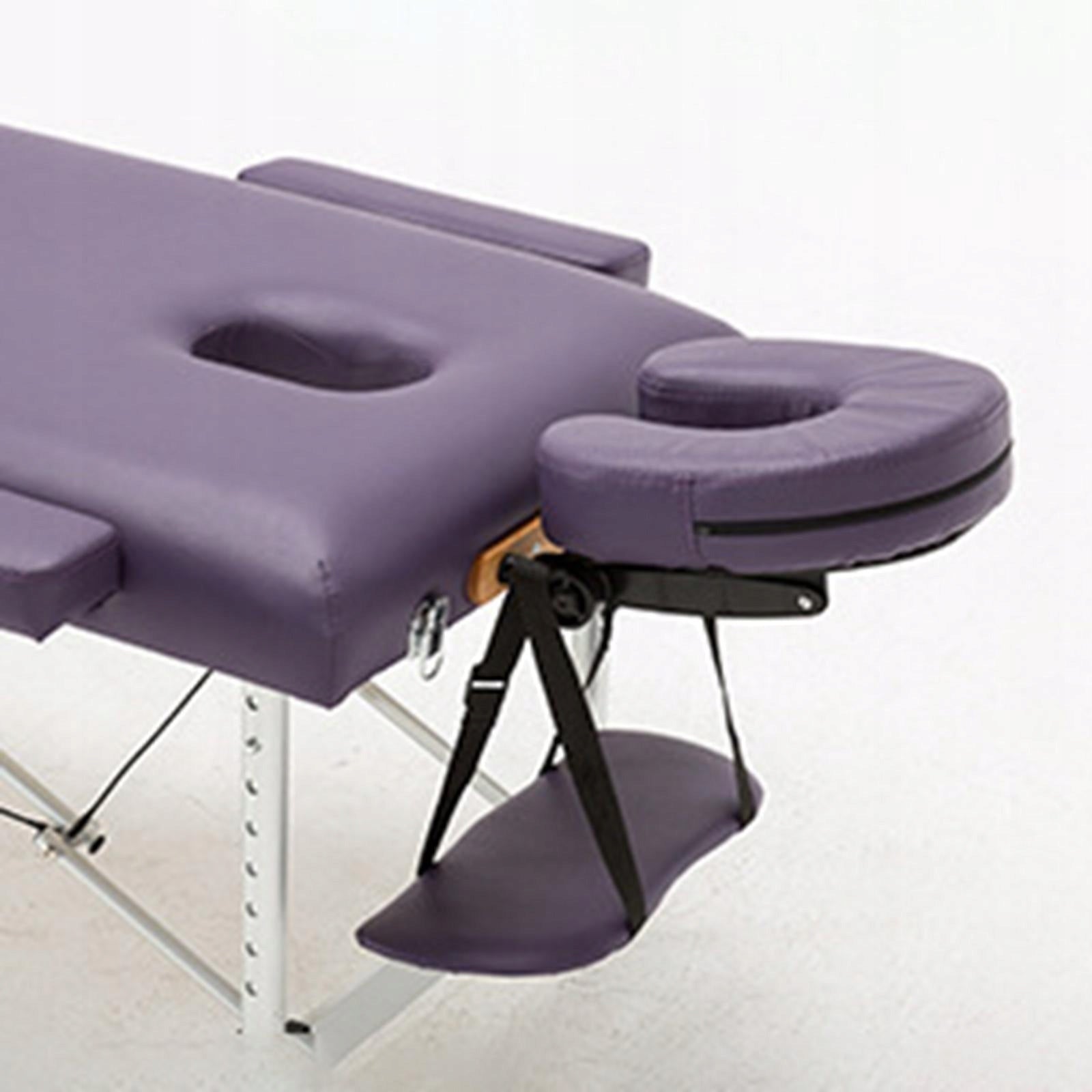 3 in 1 Massage Table Face Cradle Cushion Adjustable Hanging Arm Rest Violet Brand no brand