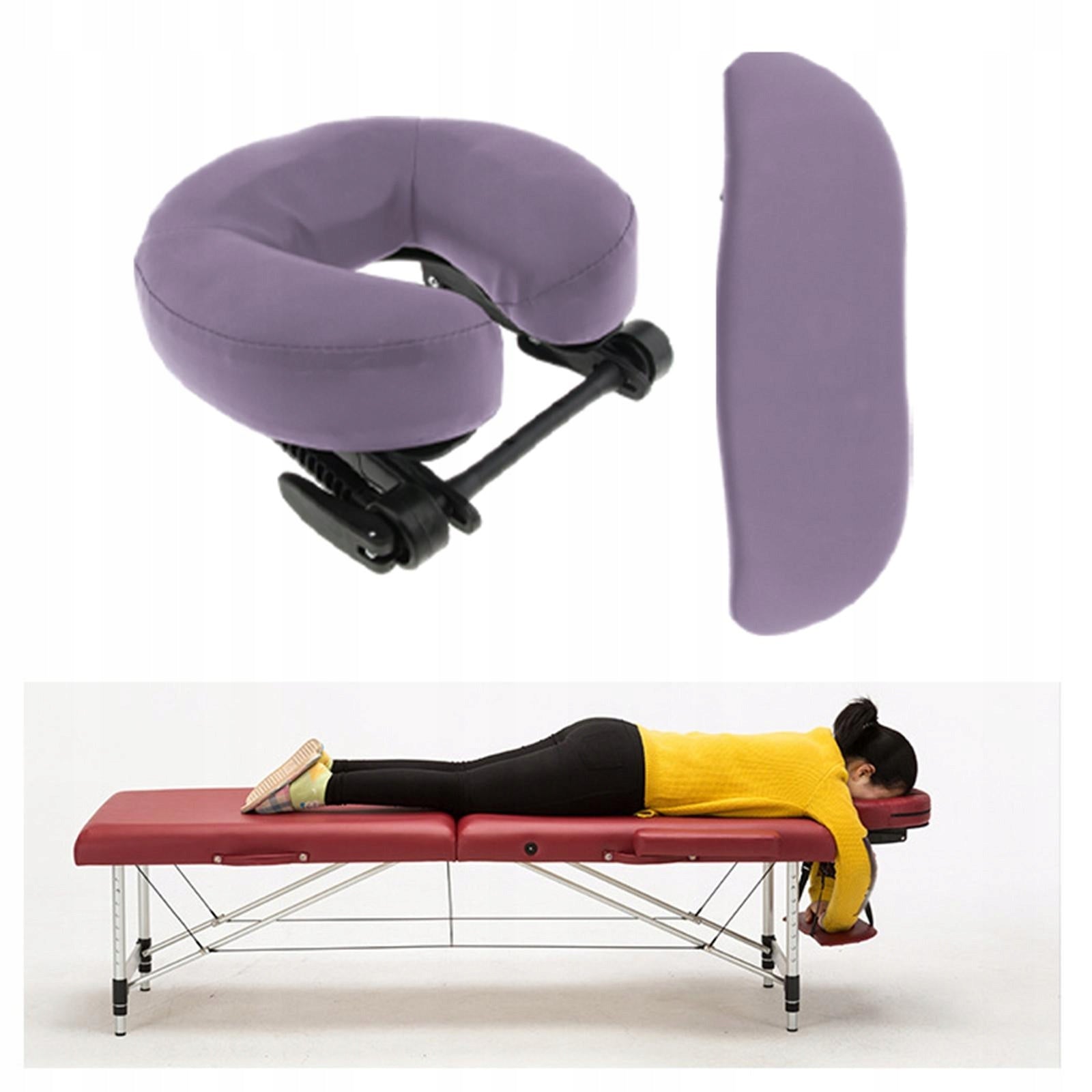 3 in 1 Massage Table Face Cradle Cushion Adjustable Hanging Arm Rest Violet EAN (GTIN) 0787959073490