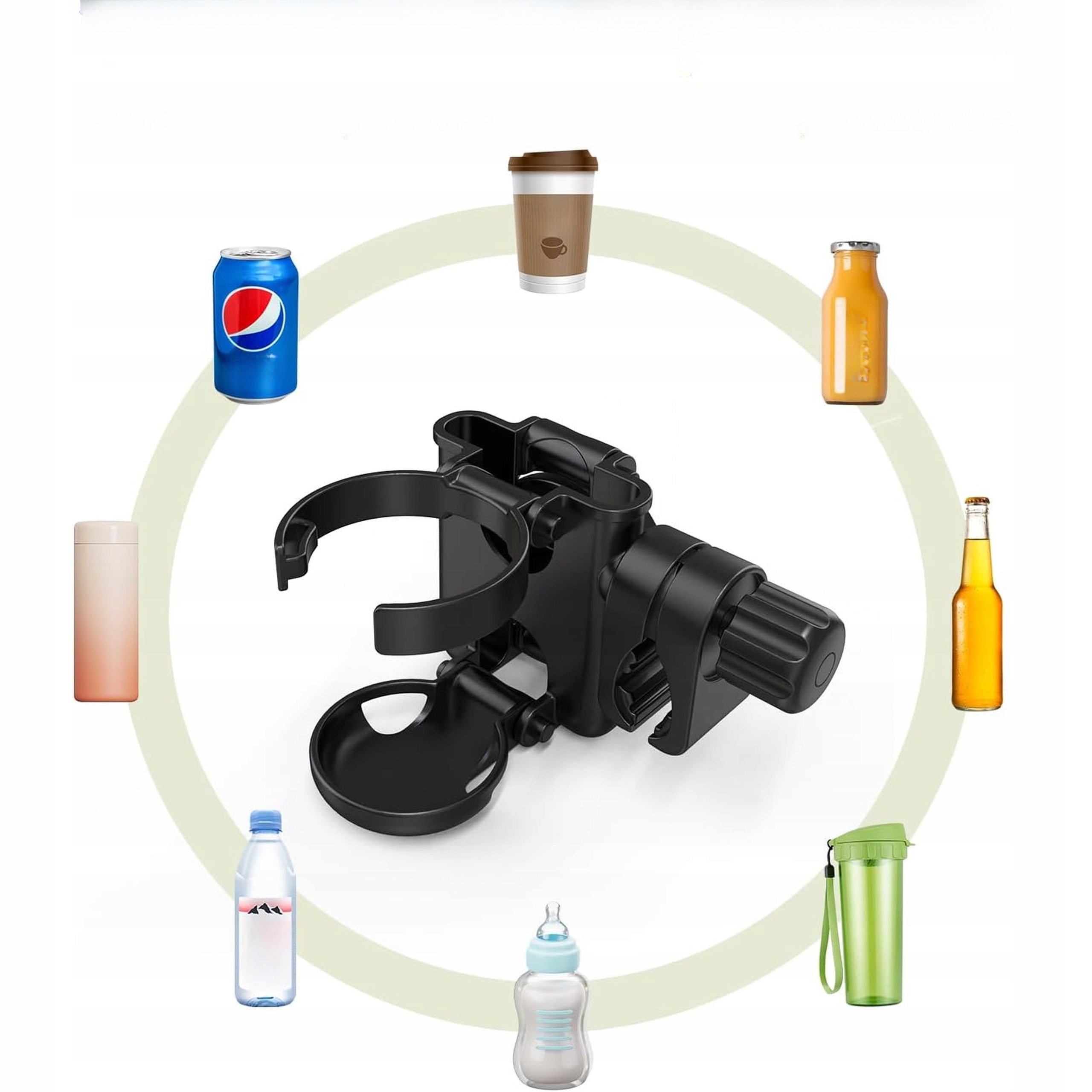 3-in-1 Stroller Cup Holder Universal Zealsound Accessory Manufacturer code uchwyt na napoje do wózka, kubek dziecięcy, Z
